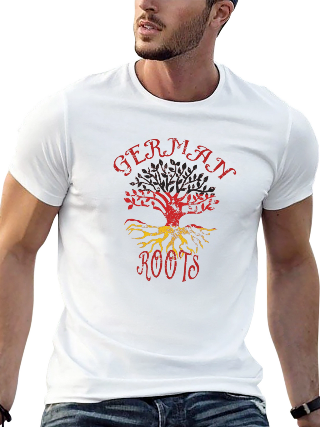 German Roots Tree Graphic Tee