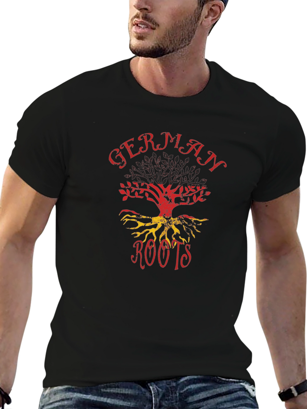 German Roots Tree Graphic Tee