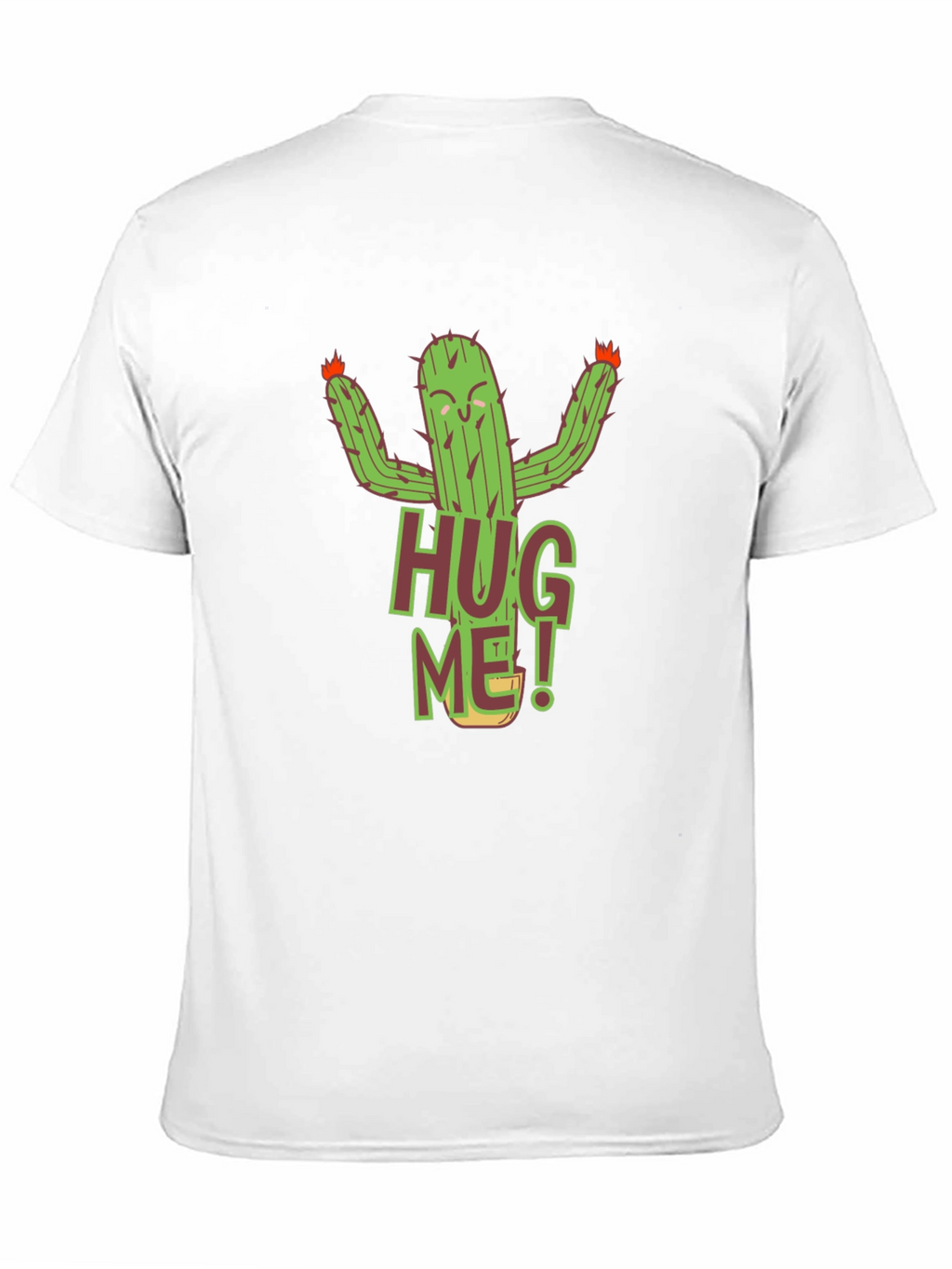 Hug Me Cactus Graphic T-Shirt