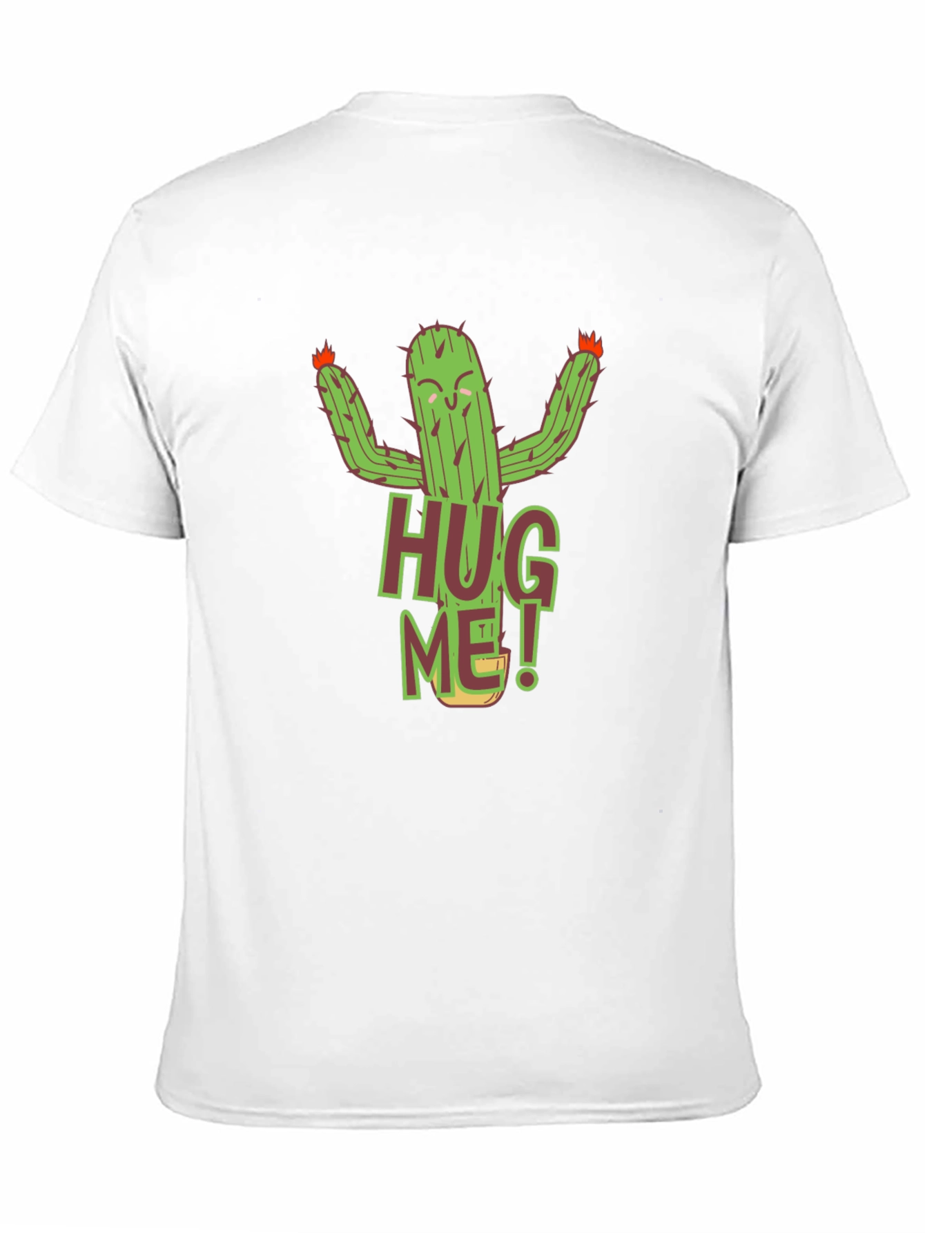 Hug Me Cactus Graphic T-Shirt