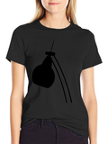 Modern Desk Lamp Graphic Tee - Black