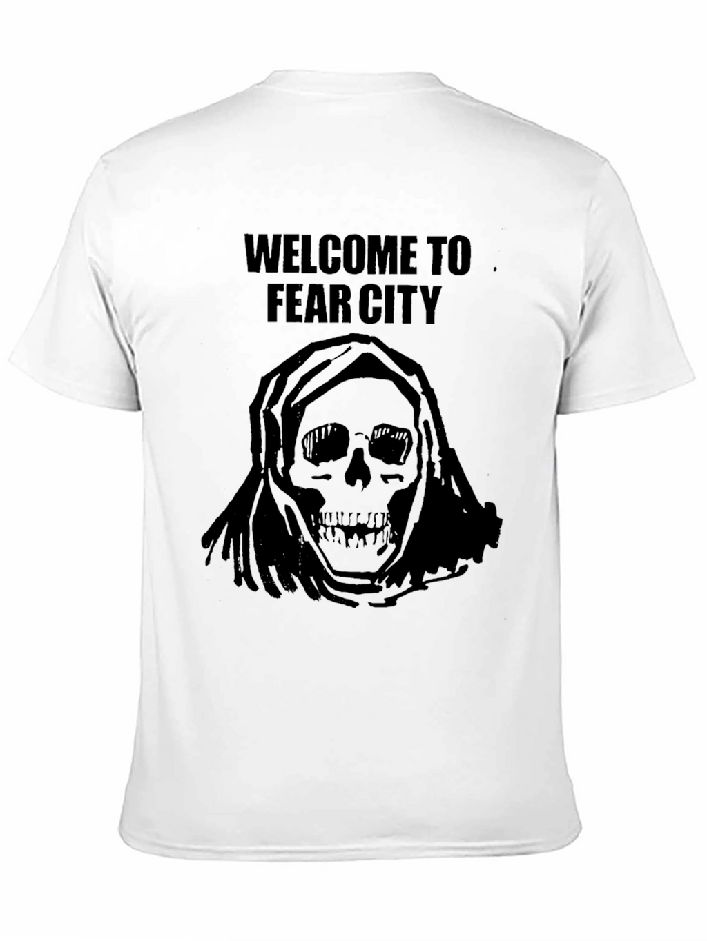 Fear City Skull T-Shirt - Mens Graphic Tee