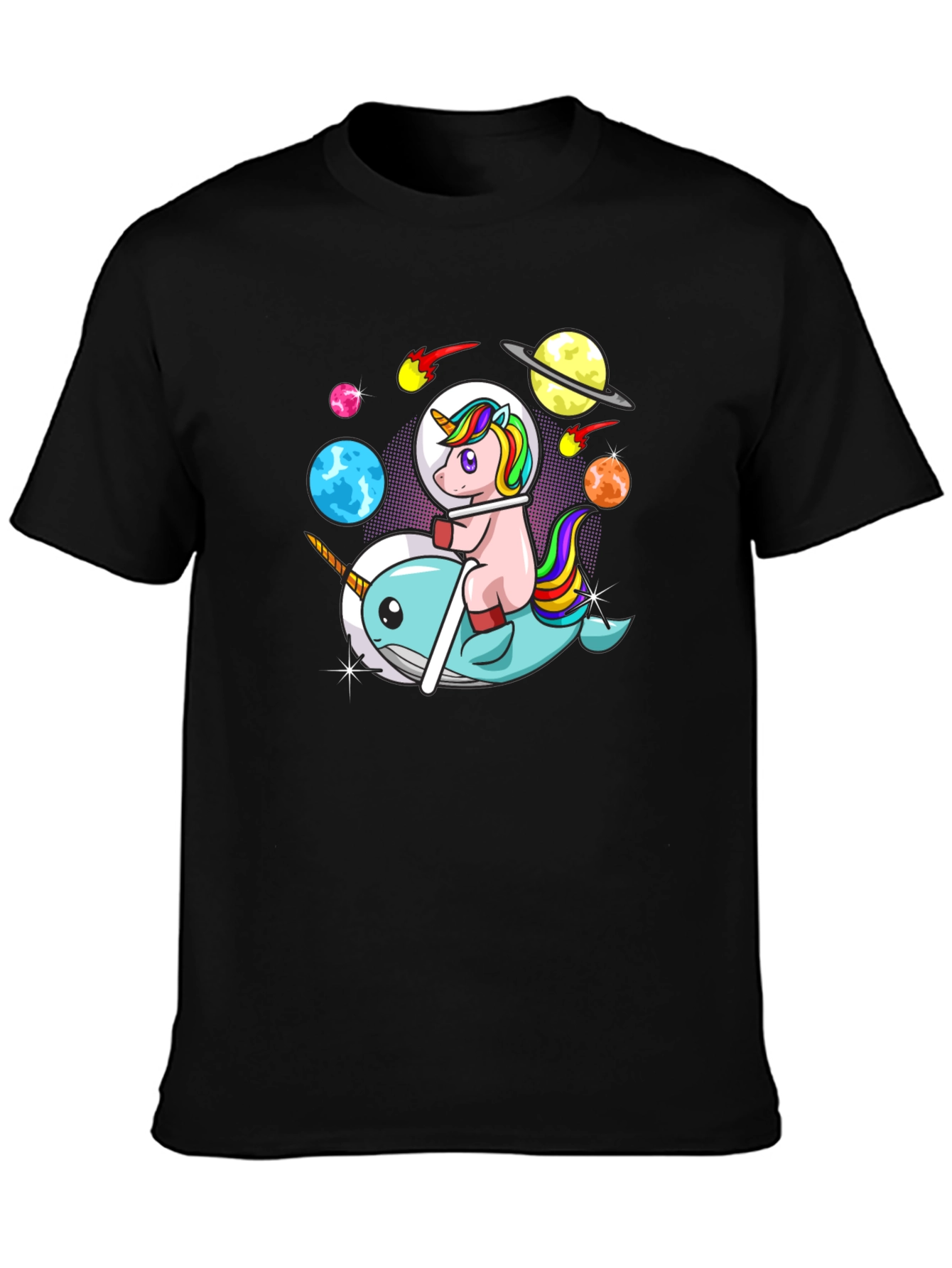 Unicorn Narwhal T-Shirt - Space Adventure