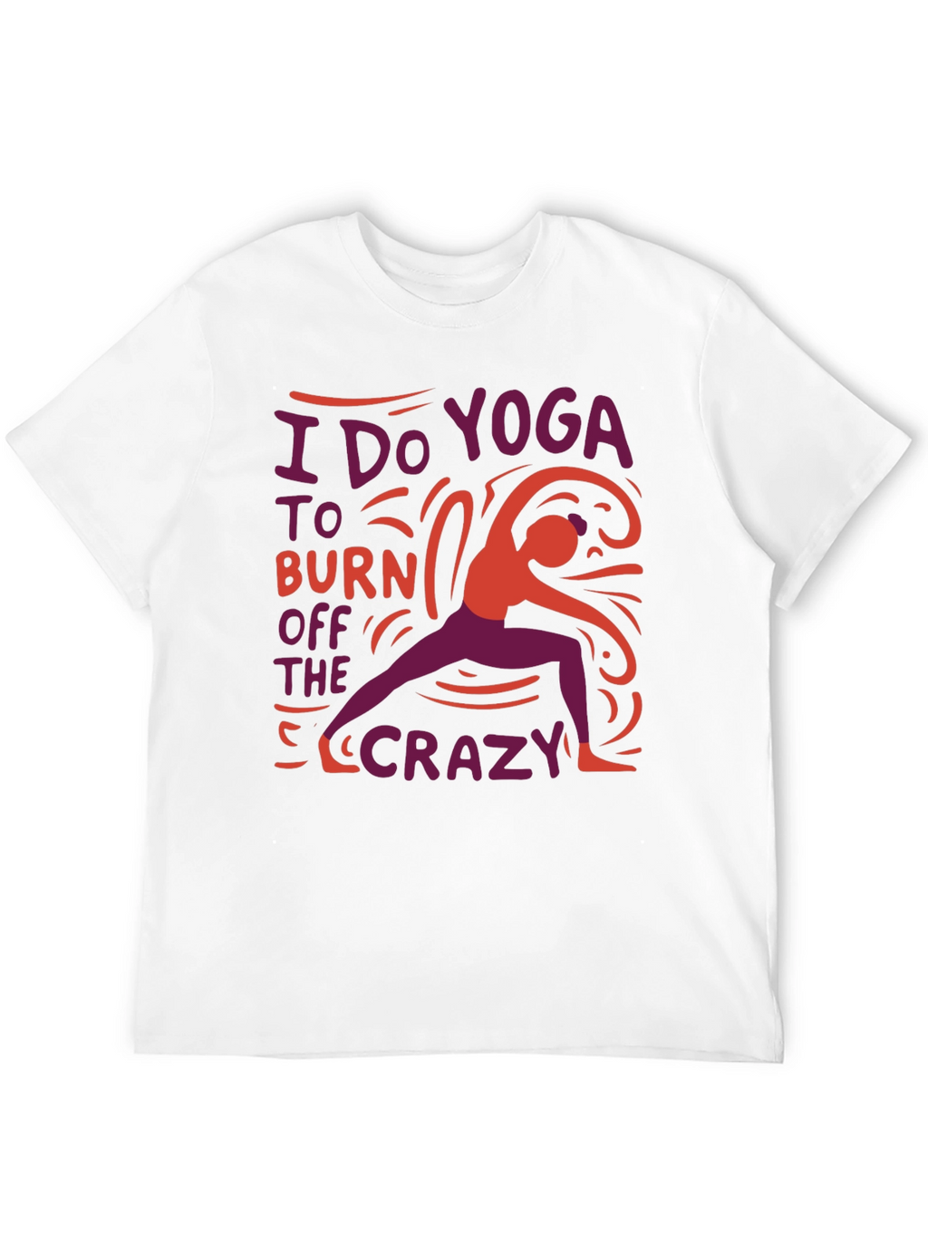 Yoga Crazy Burnout Tee