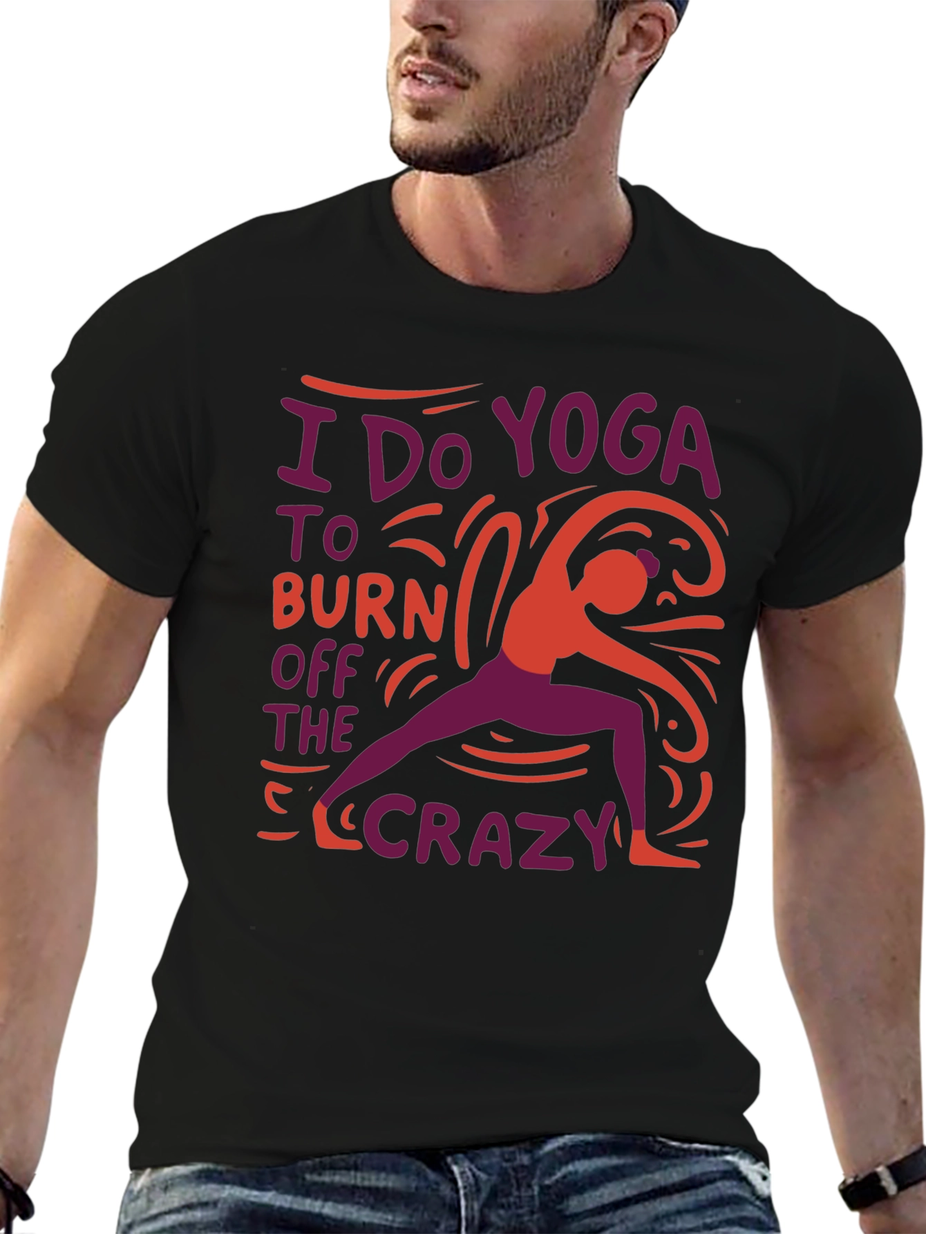 Yoga Crazy Burnout Tee