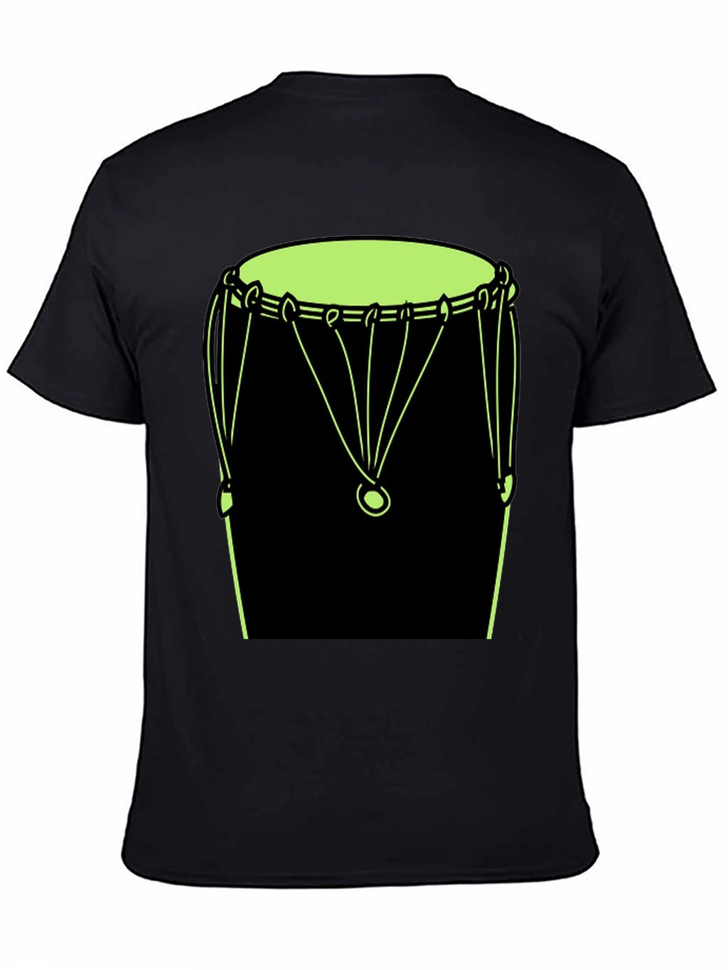 Drum Graphic Tee - Mens Black T-Shirt