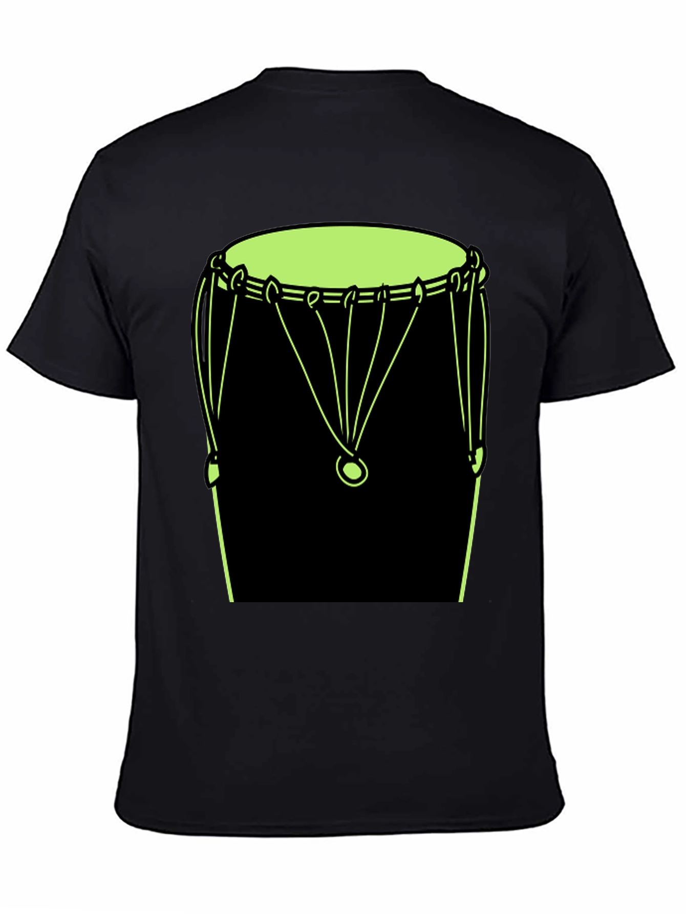 Drum Graphic Tee - Mens Black T-Shirt