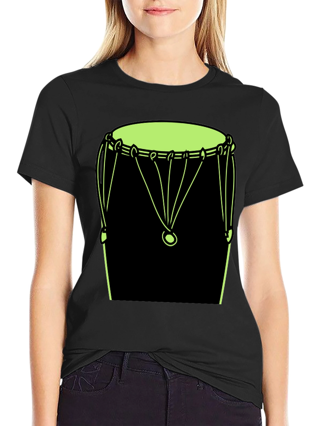 Drum Graphic Tee - Mens Black T-Shirt
