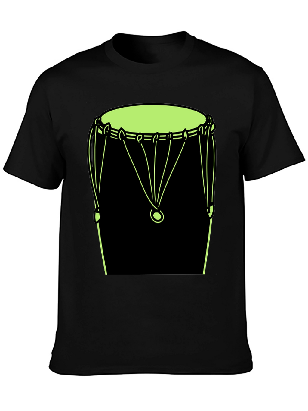 Drum Graphic Tee - Mens Black T-Shirt