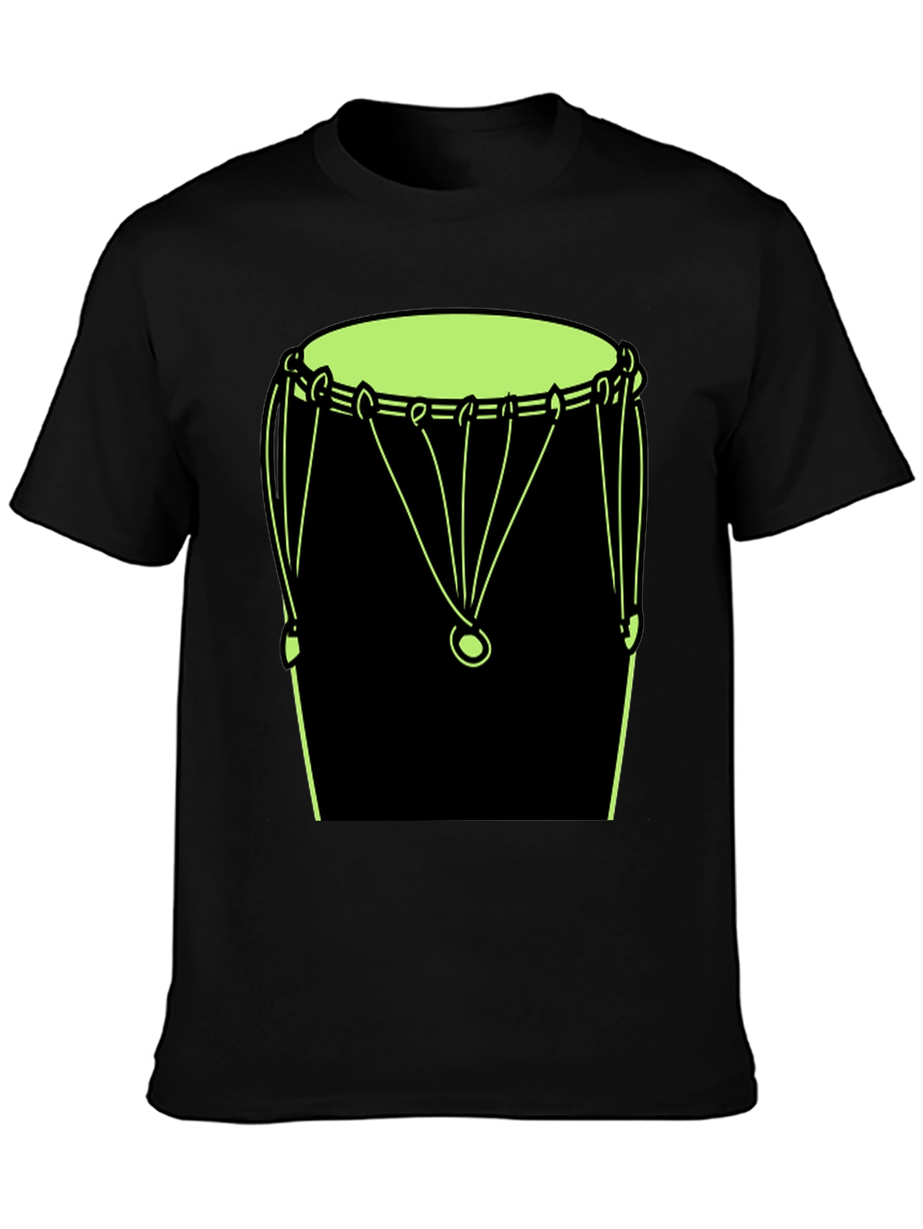 Drum Graphic Tee - Mens Black T-Shirt