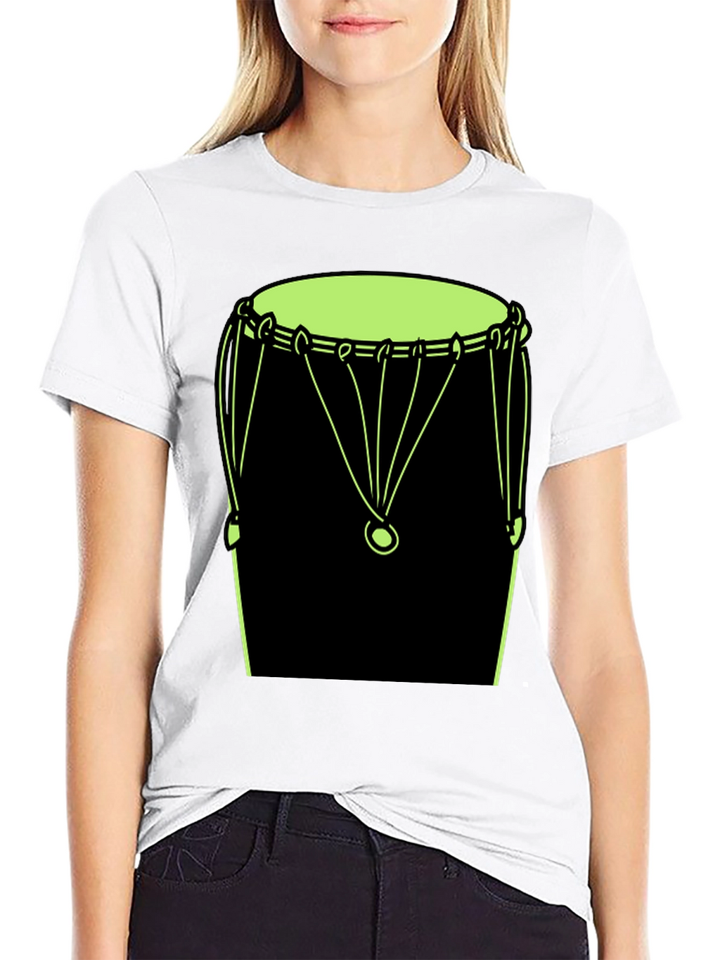 Drum Graphic Tee - Mens Black T-Shirt