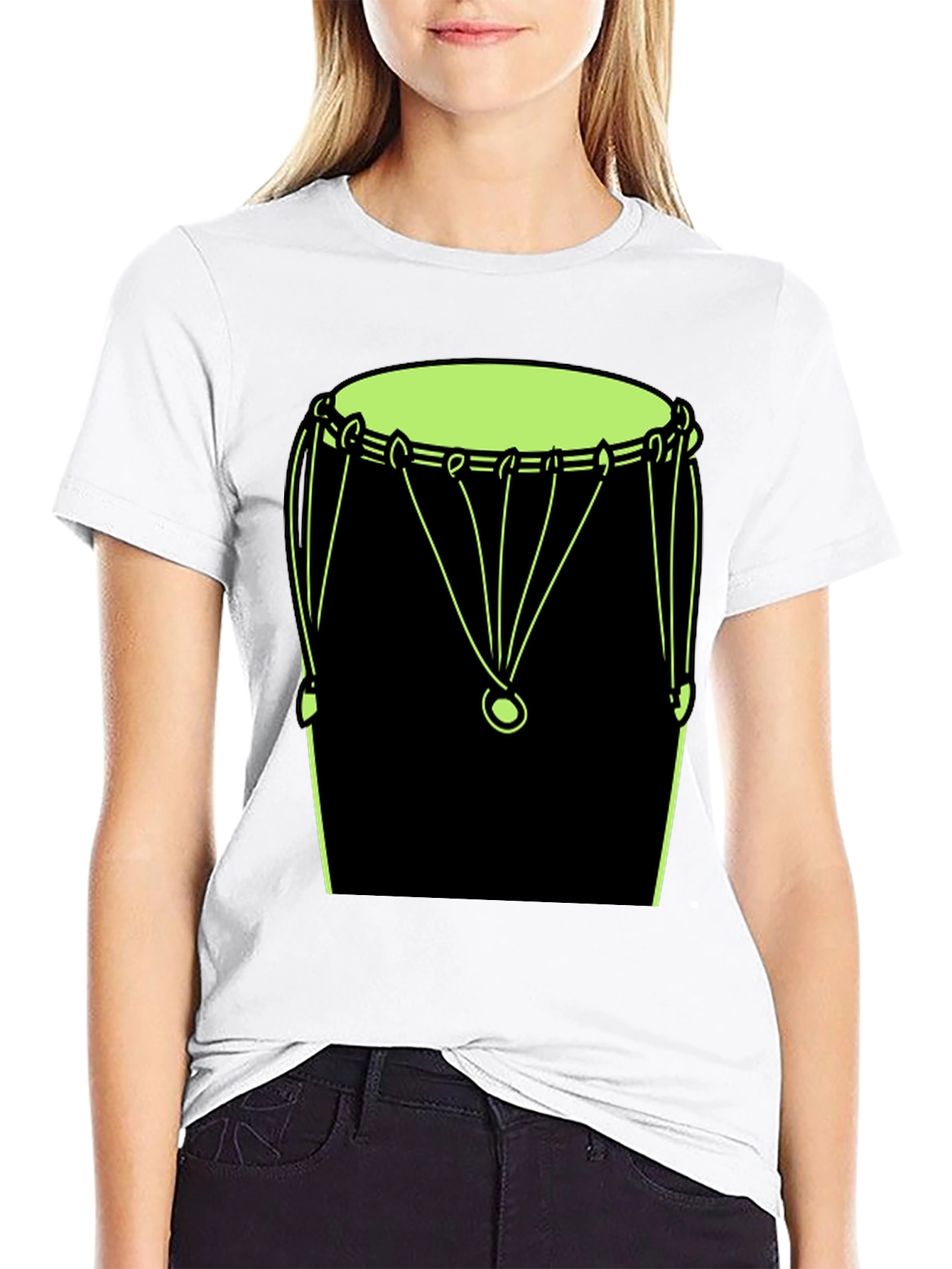 Drum Graphic Tee - Mens Black T-Shirt