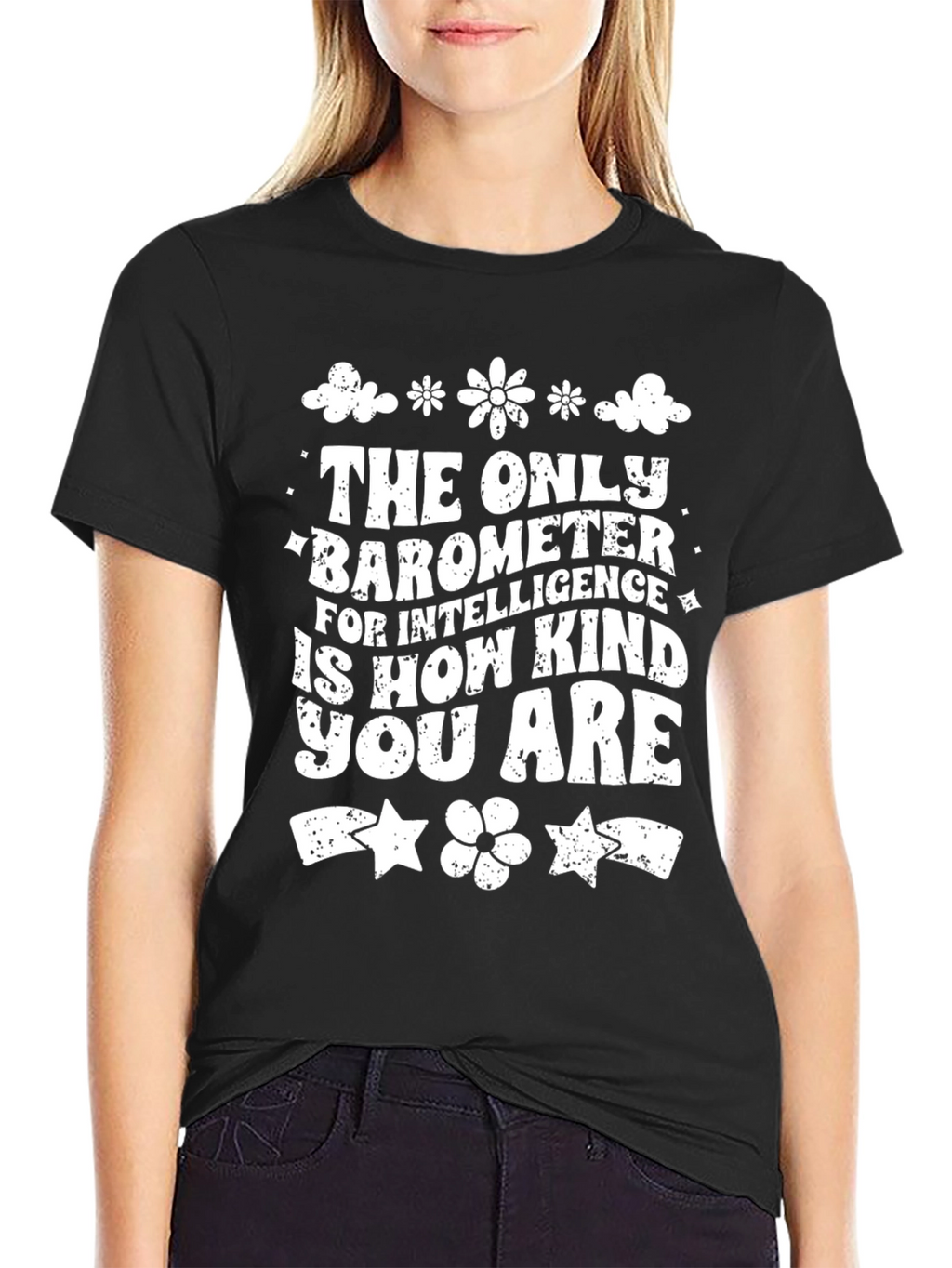 Kindness is Intelligence T-Shirt - Black