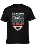 Reading Recovery Teacher Heart Hands T-Shirt
