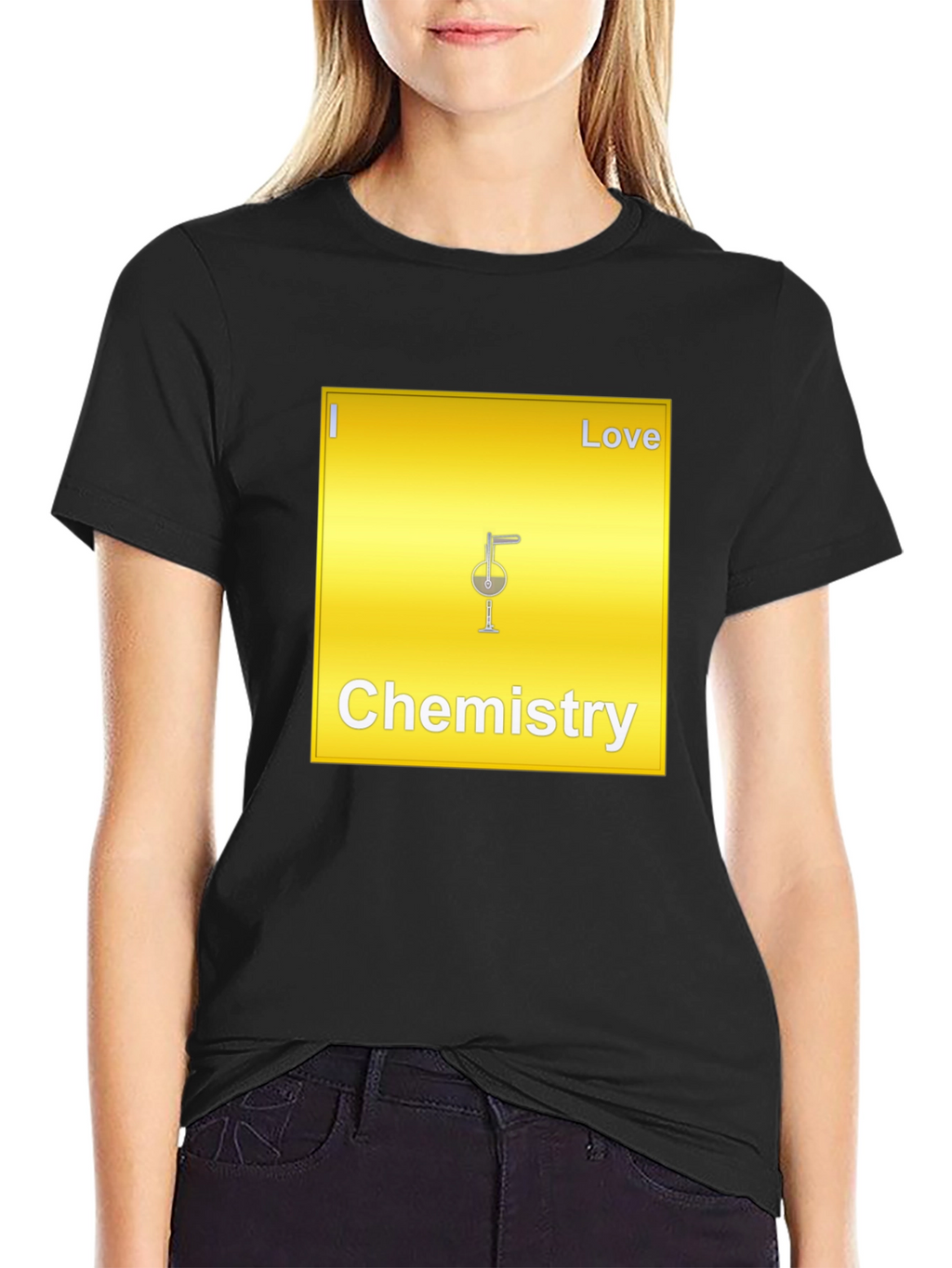 Chemistry Love T-Shirt - Black Cotton