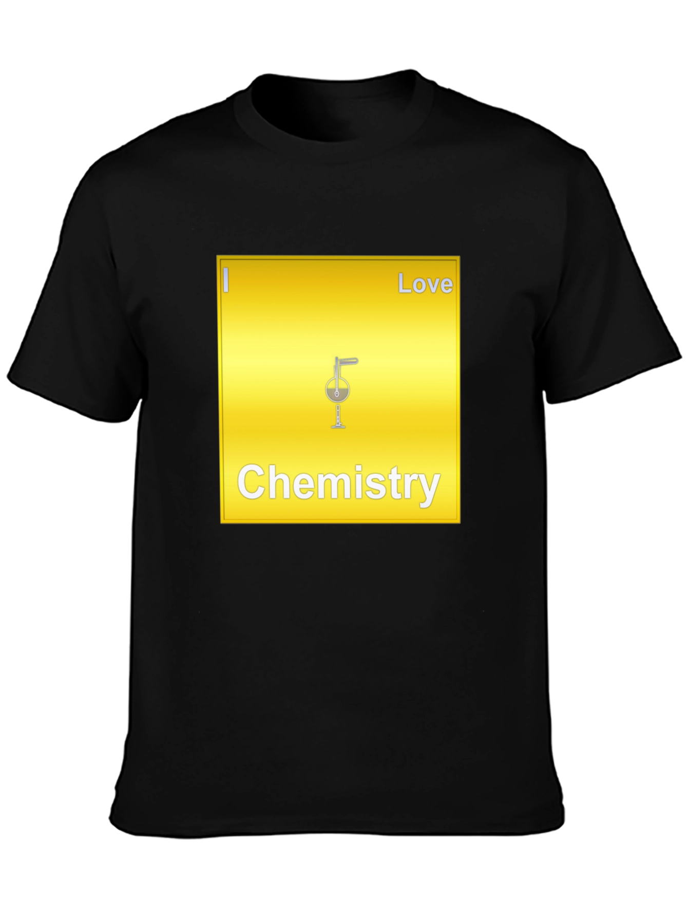 Chemistry Love T-Shirt - Black Cotton