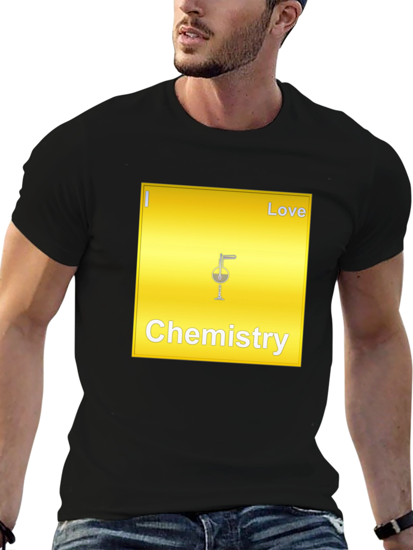 Chemistry Love T-Shirt - Black Cotton