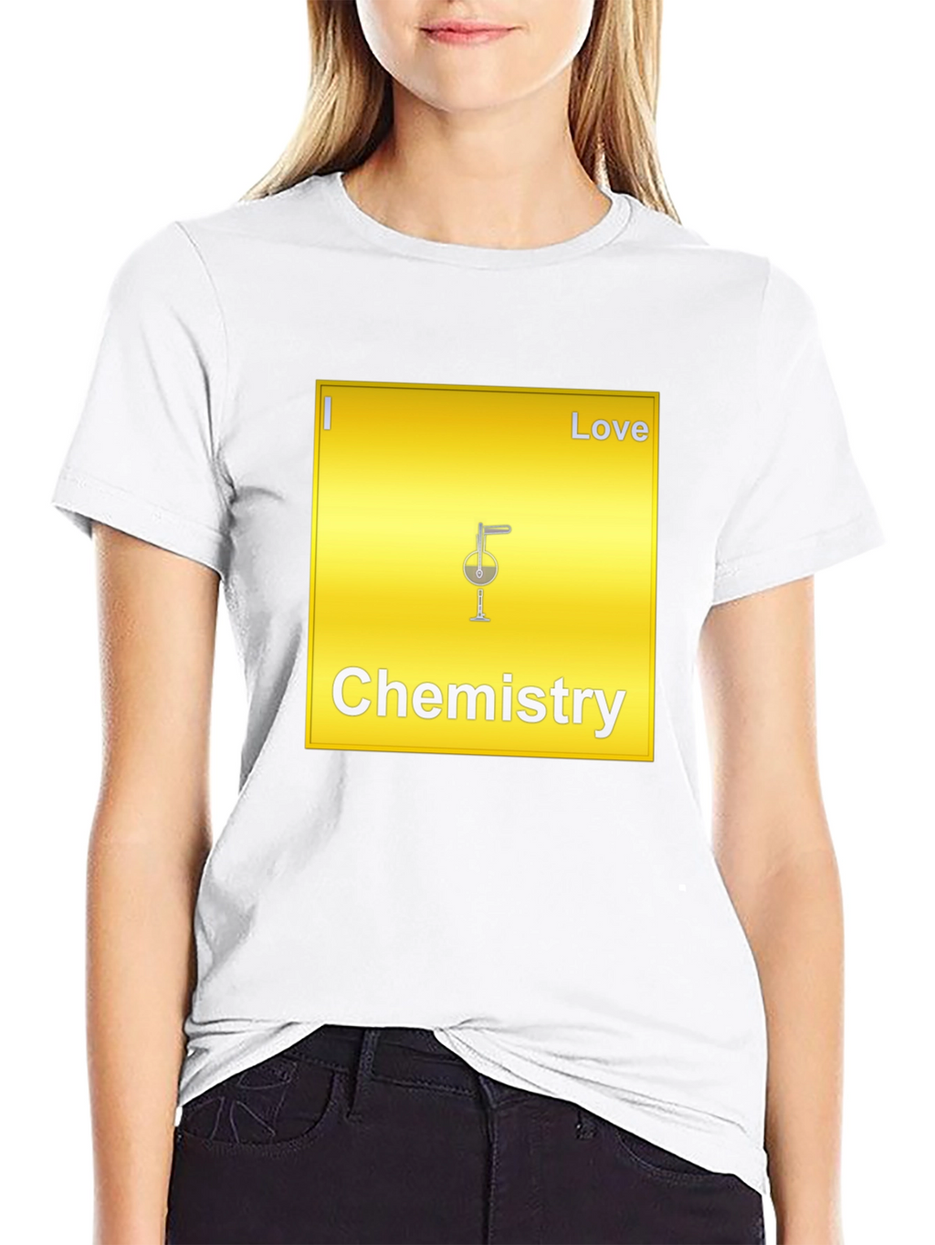 Chemistry Love T-Shirt - Black Cotton