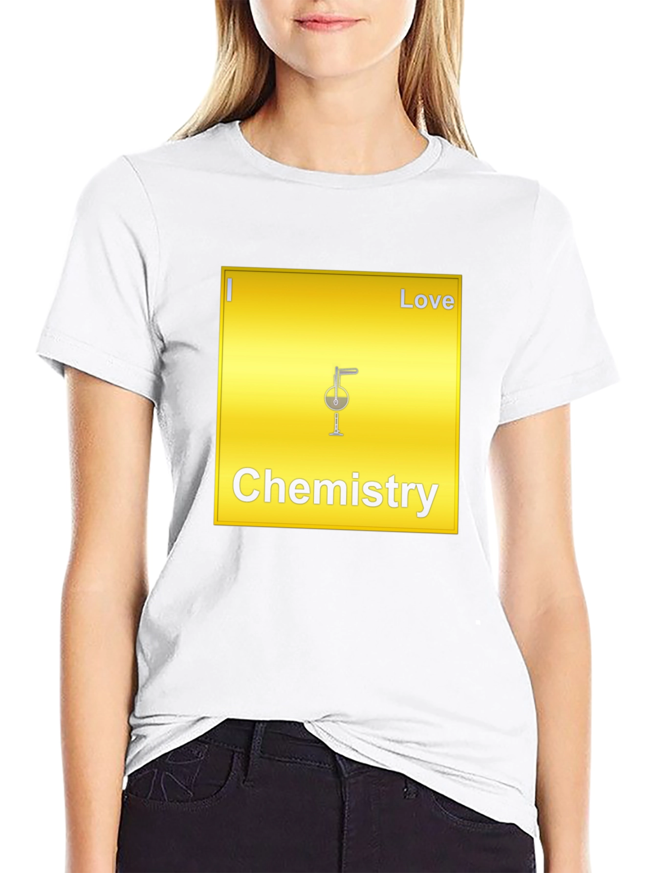 Chemistry Love T-Shirt - Black Cotton