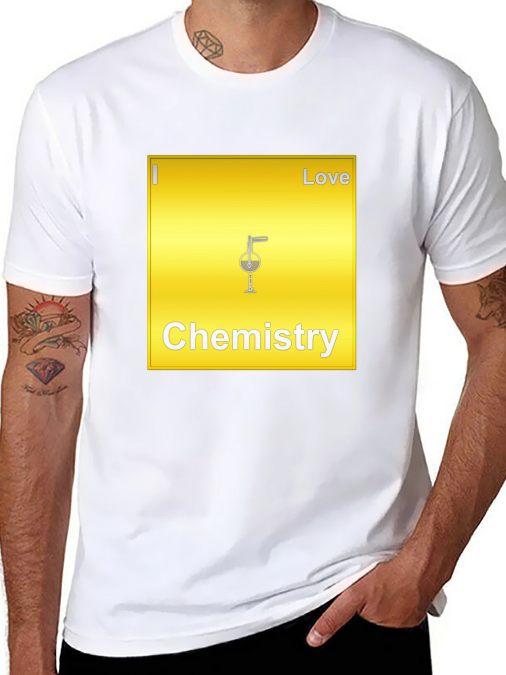 Chemistry Love T-Shirt - Black Cotton