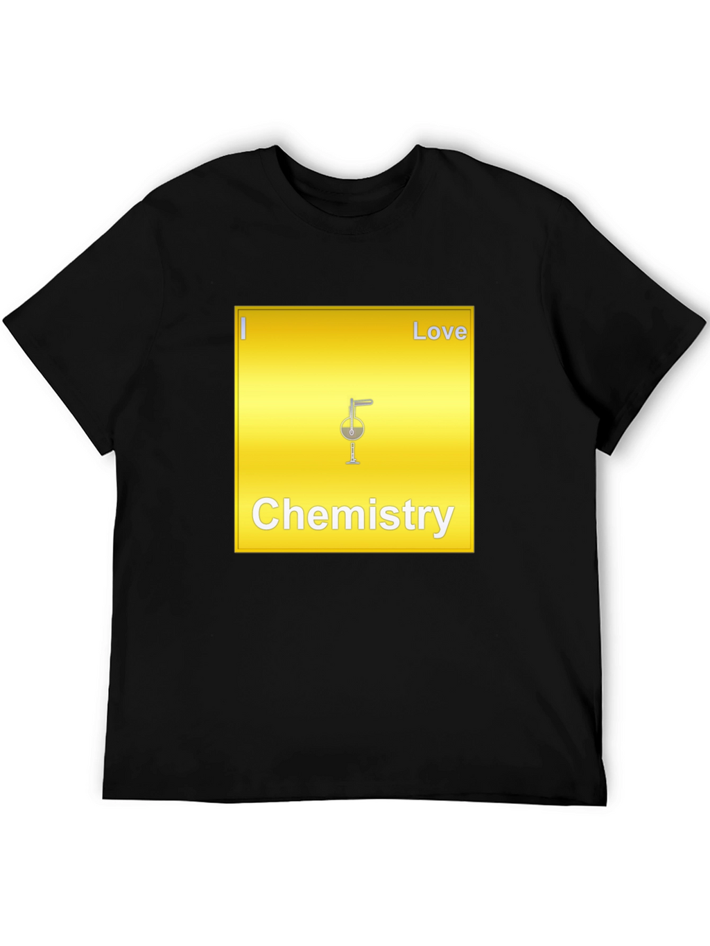 Chemistry Love T-Shirt - Black Cotton