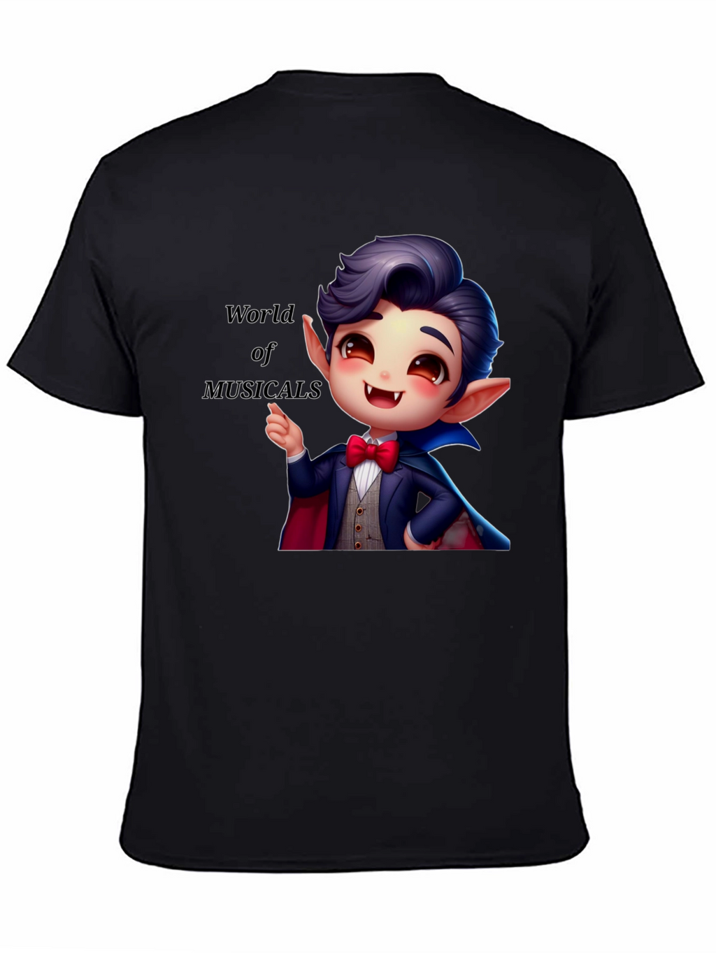 Musical Vampire Graphic Tee