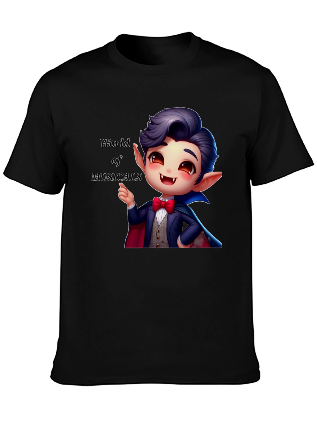 Musical Vampire Graphic Tee