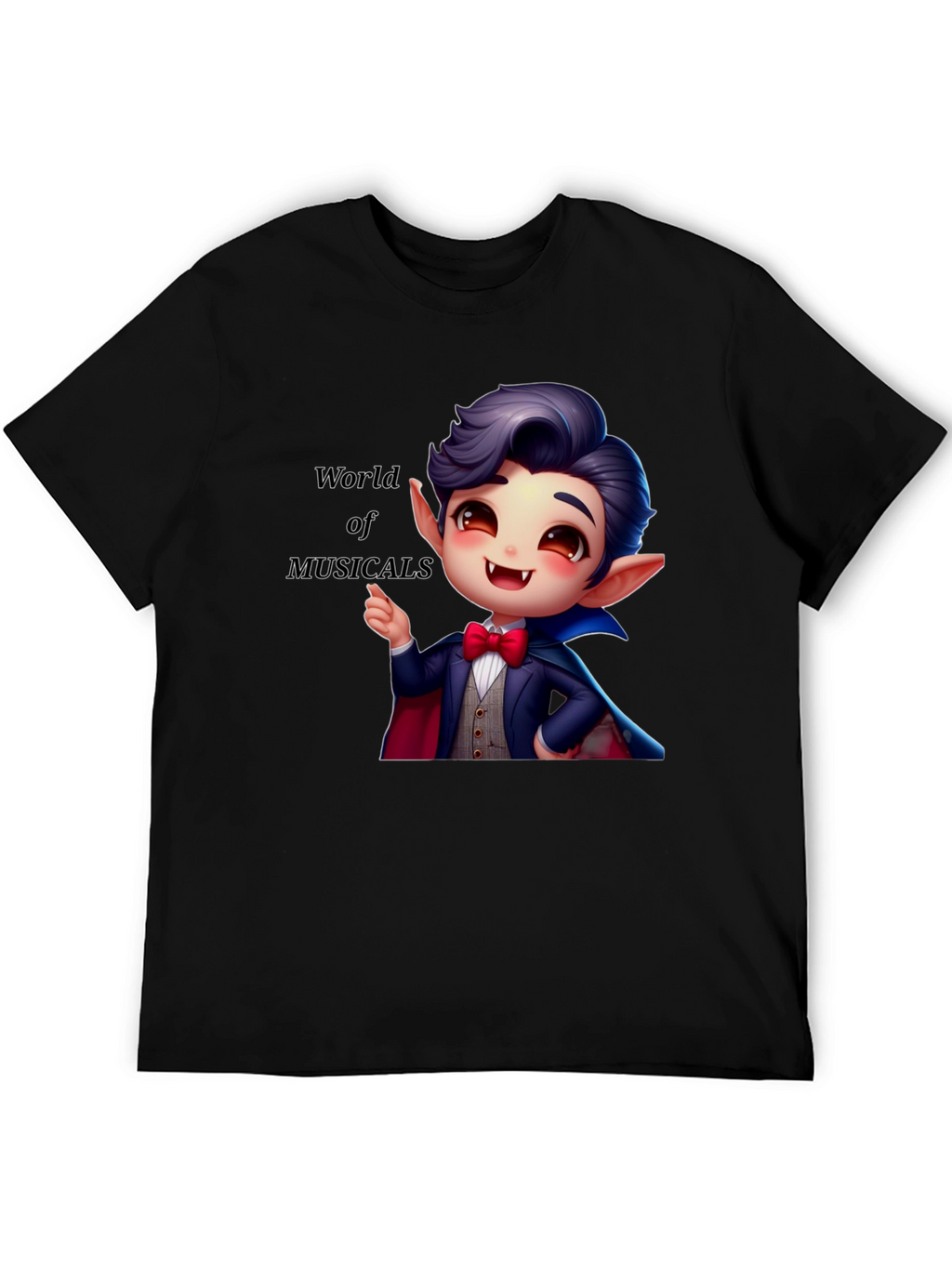 Musical Vampire Graphic Tee