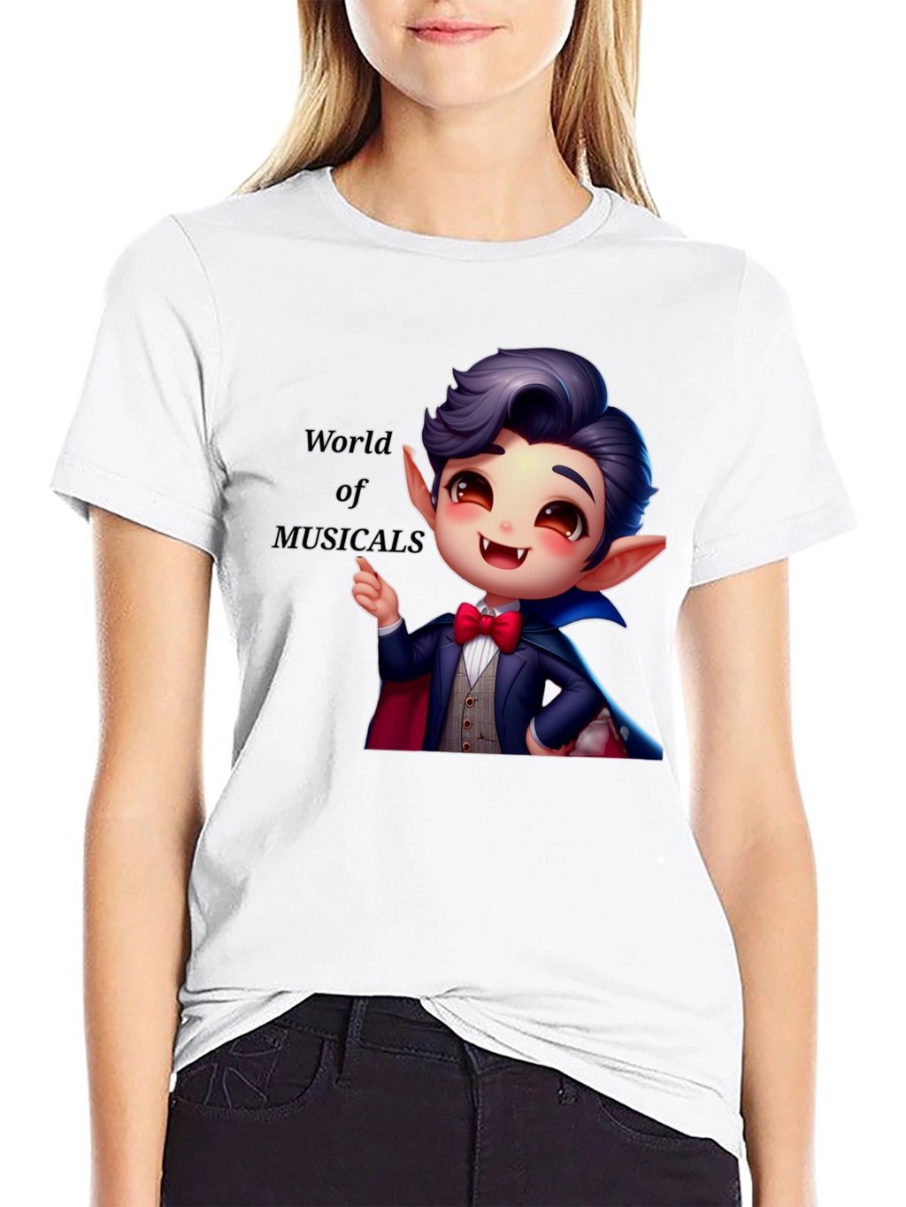Musical Vampire Graphic Tee