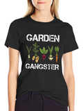 Garden Gangster Graphic T-Shirt - Cool Veggie Design