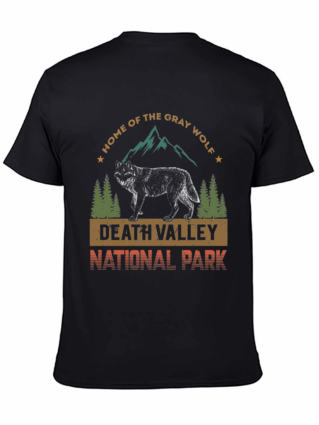 Death Valley National Park Gray Wolf T-Shirt