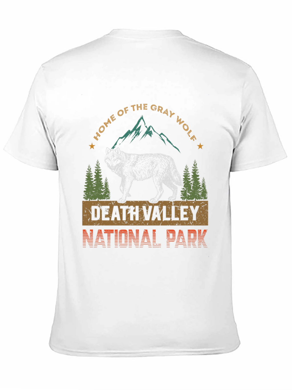 Death Valley National Park Gray Wolf T-Shirt