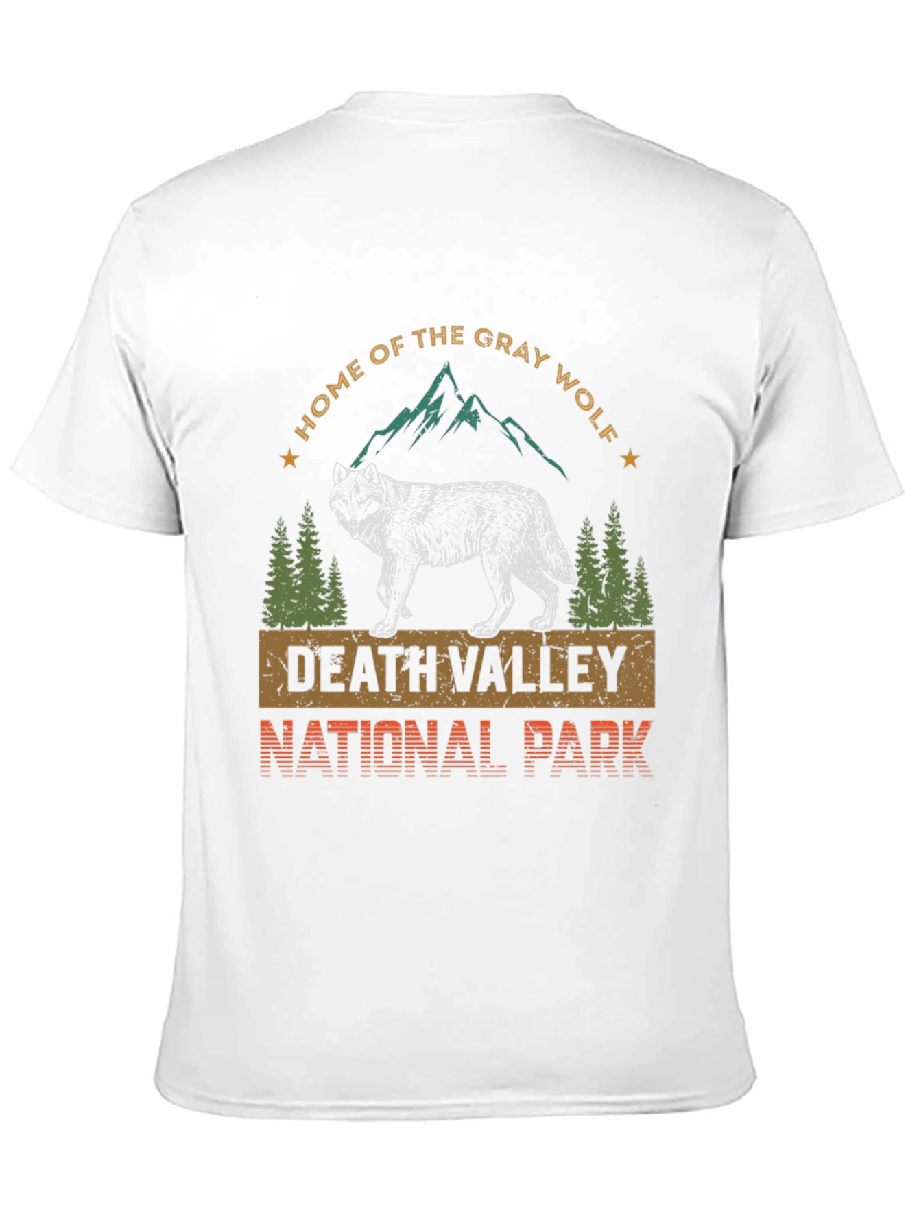 Death Valley National Park Gray Wolf T-Shirt