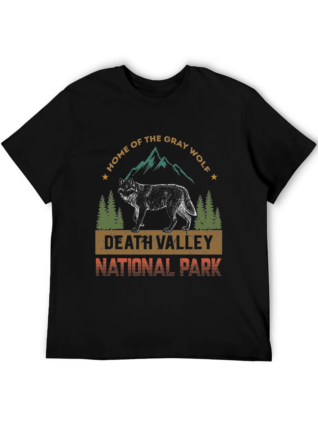 Death Valley National Park Gray Wolf T-Shirt