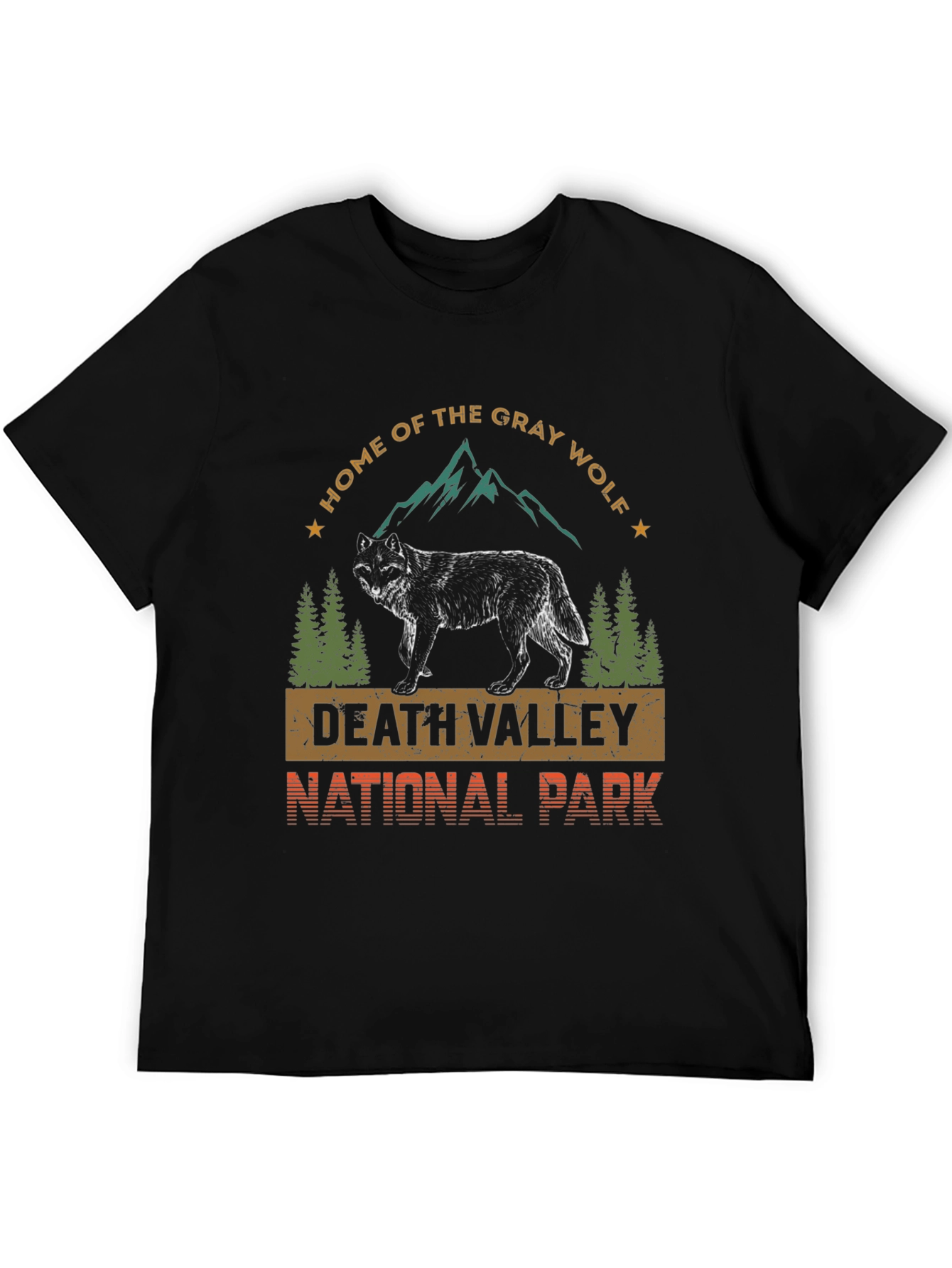 Death Valley National Park Gray Wolf T-Shirt
