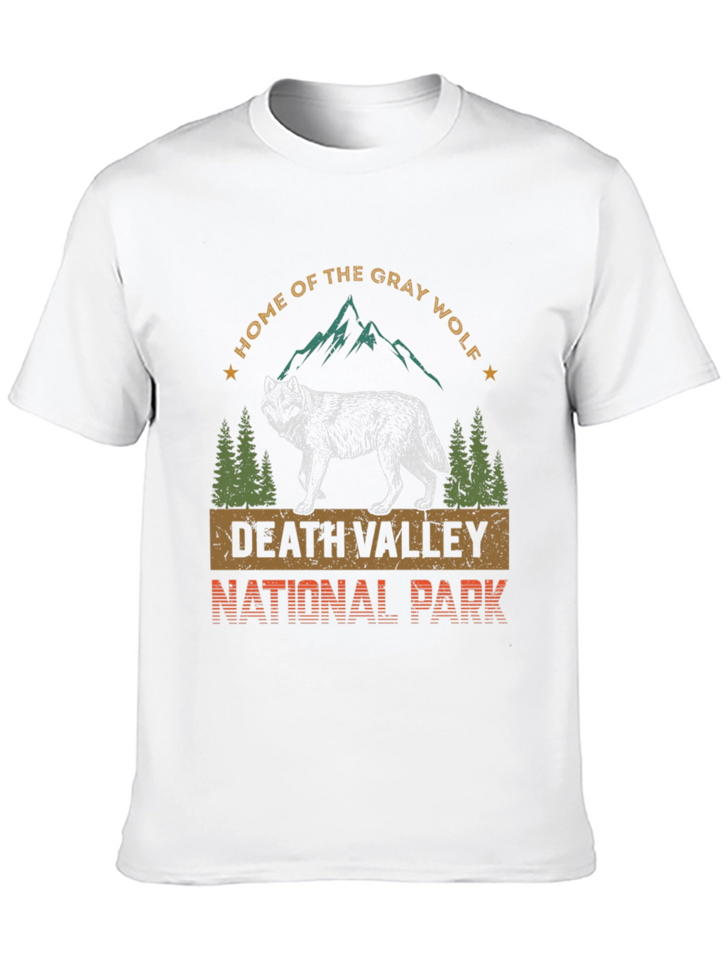 Death Valley National Park Gray Wolf T-Shirt
