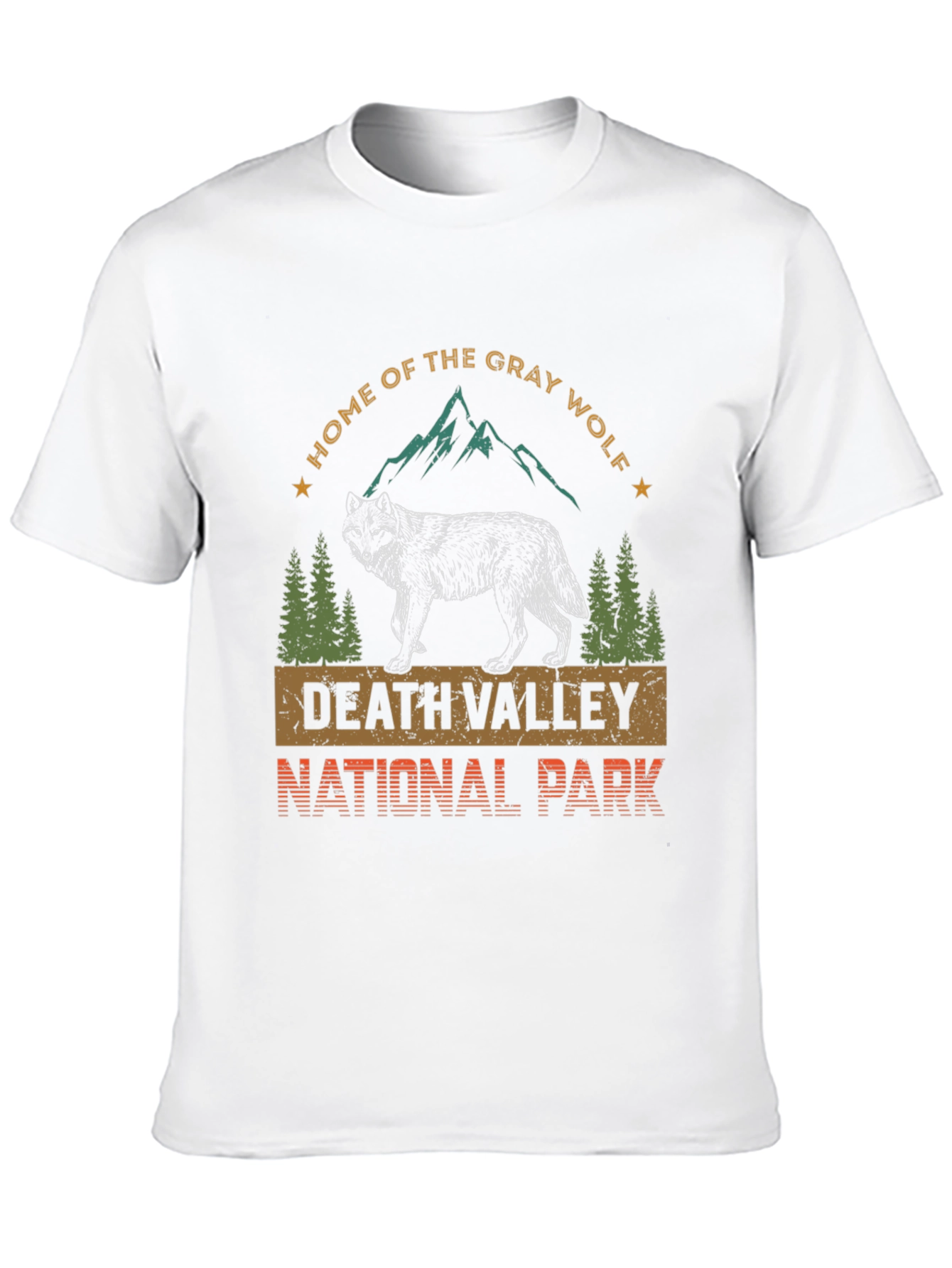 Death Valley National Park Gray Wolf T-Shirt