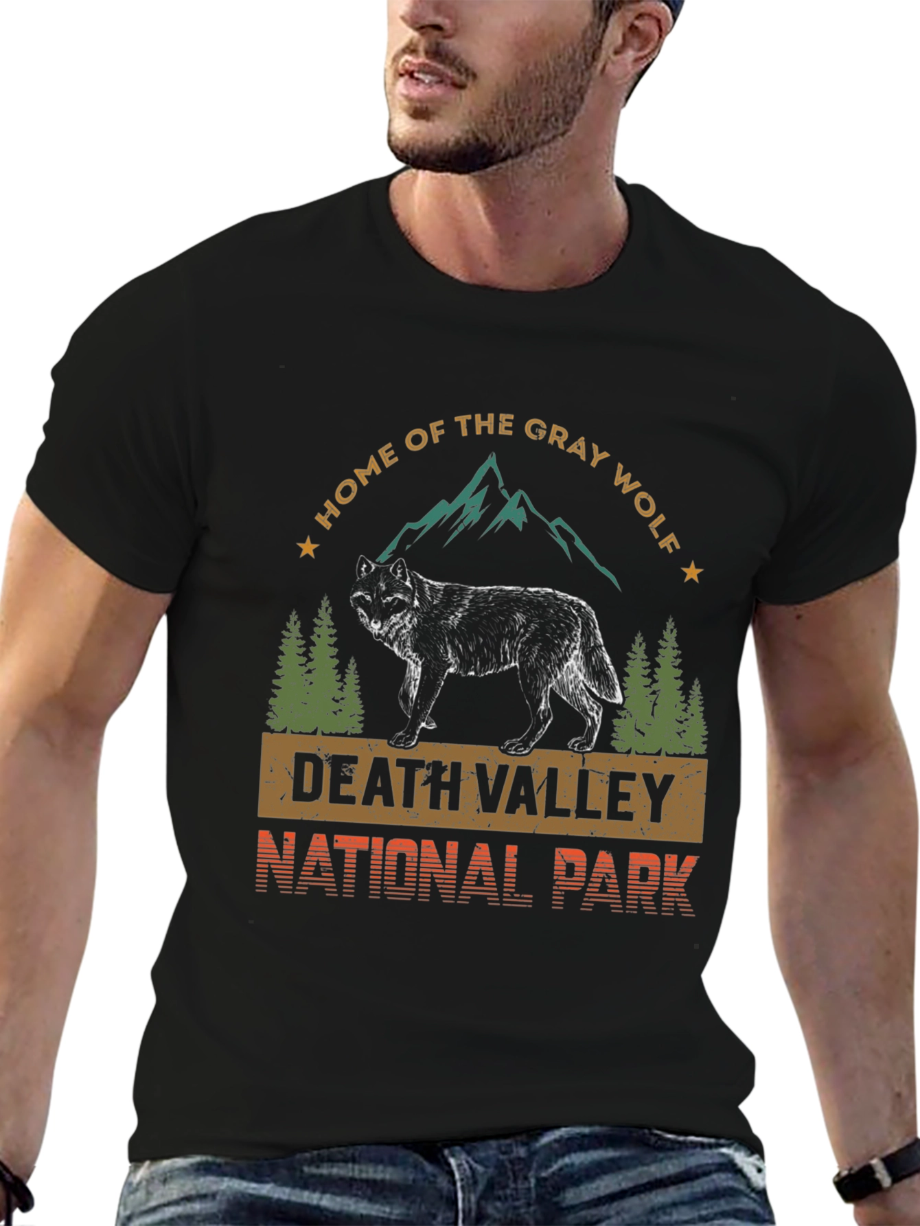 Death Valley National Park Gray Wolf T-Shirt