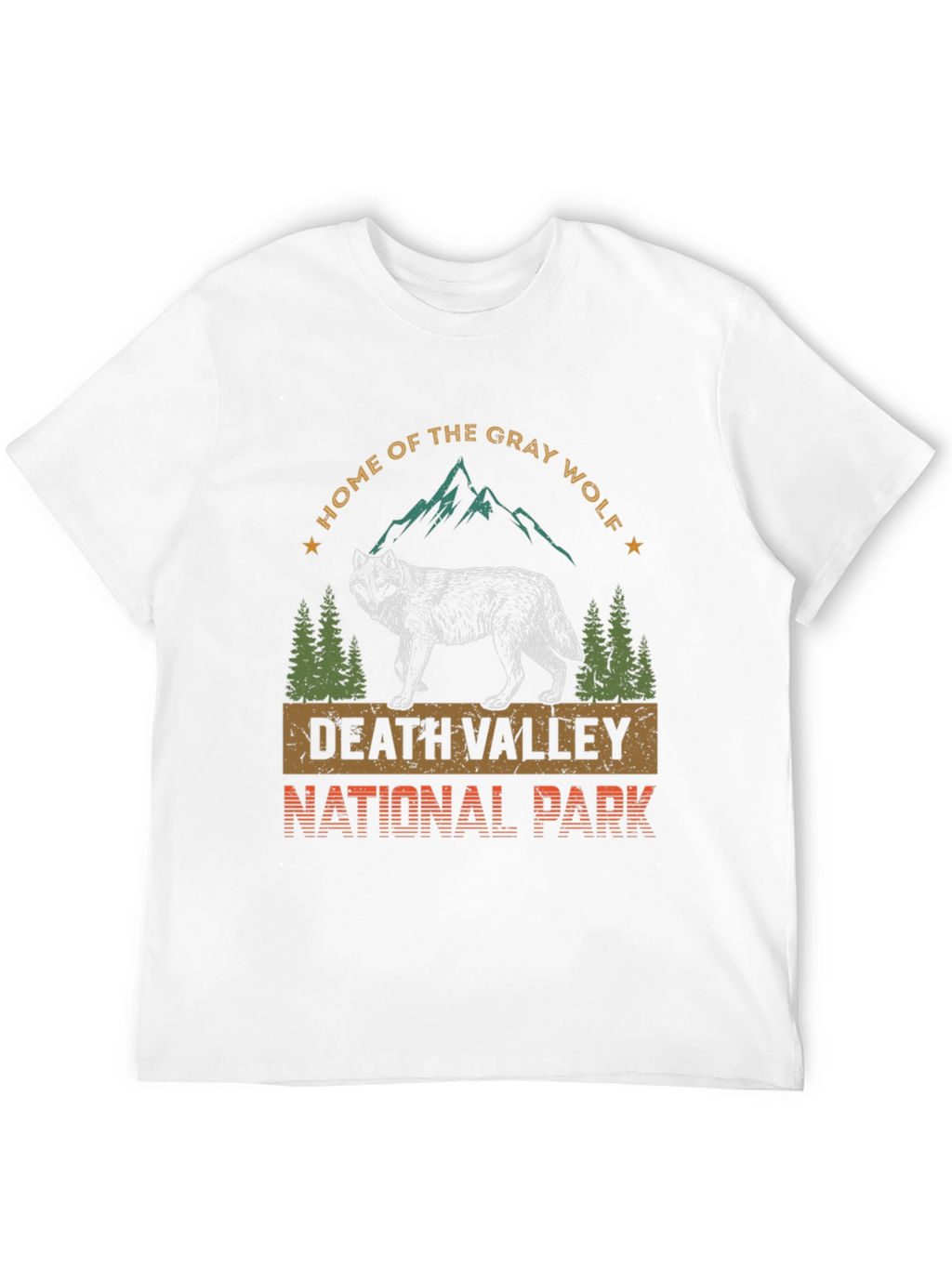 Death Valley National Park Gray Wolf T-Shirt