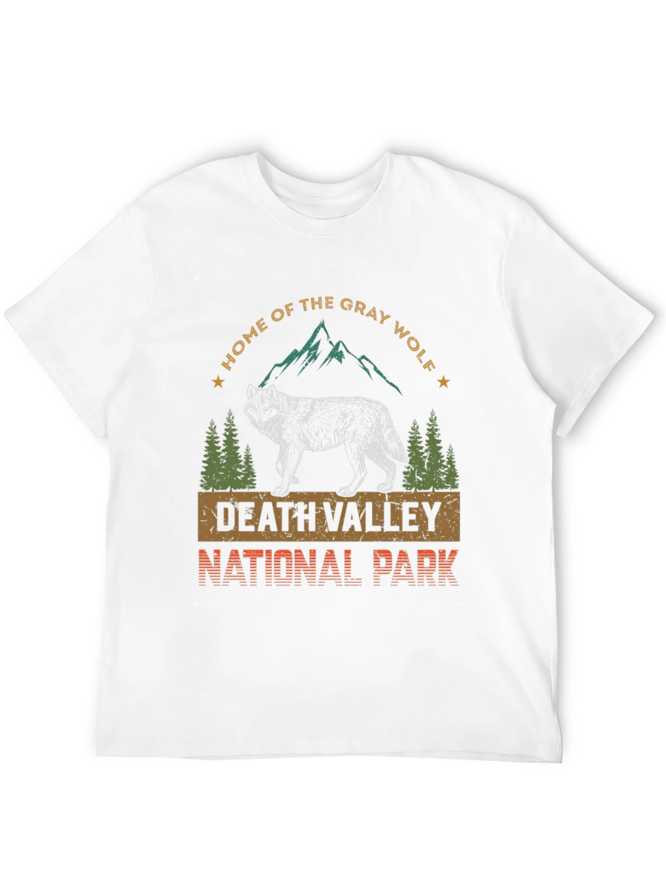 Death Valley National Park Gray Wolf T-Shirt