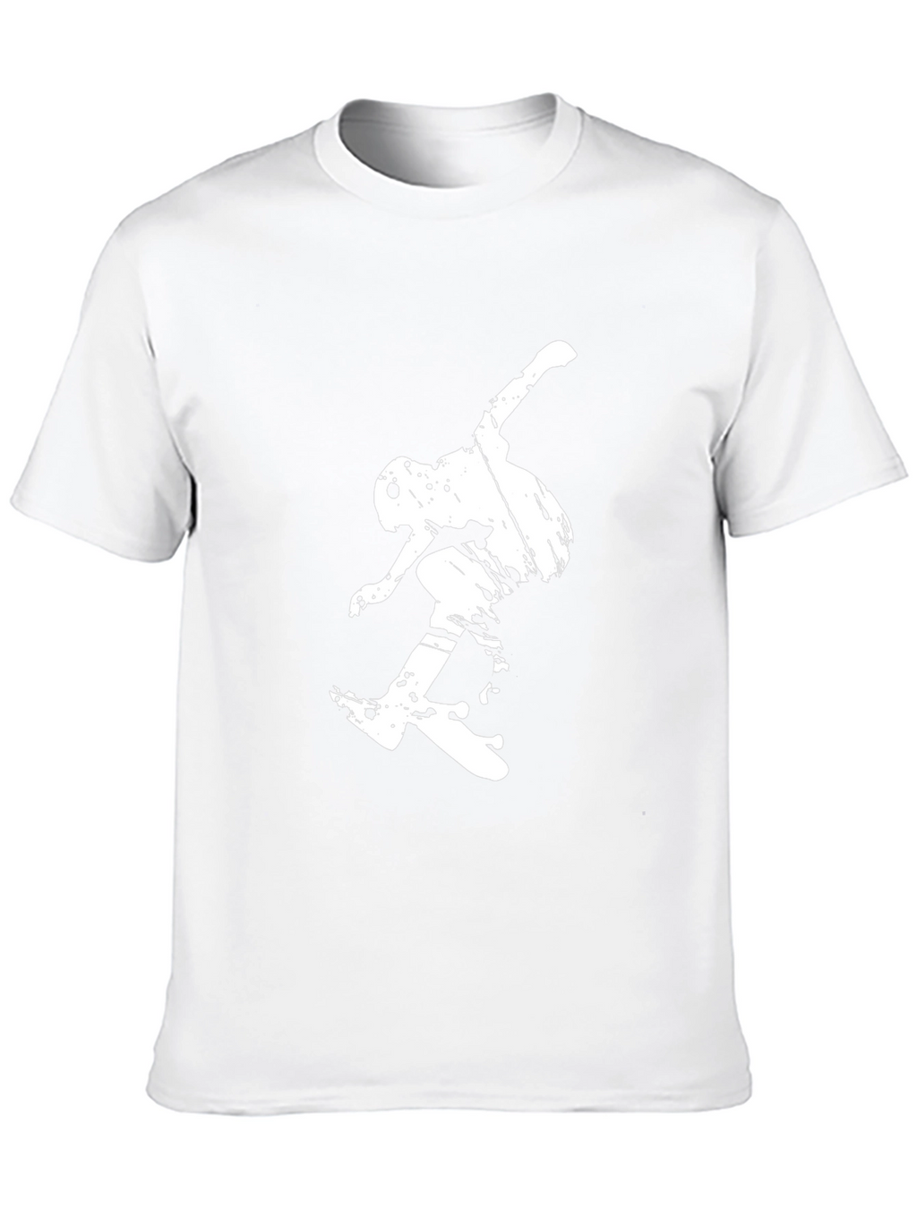 Skateboarding Graphic Black T-Shirt