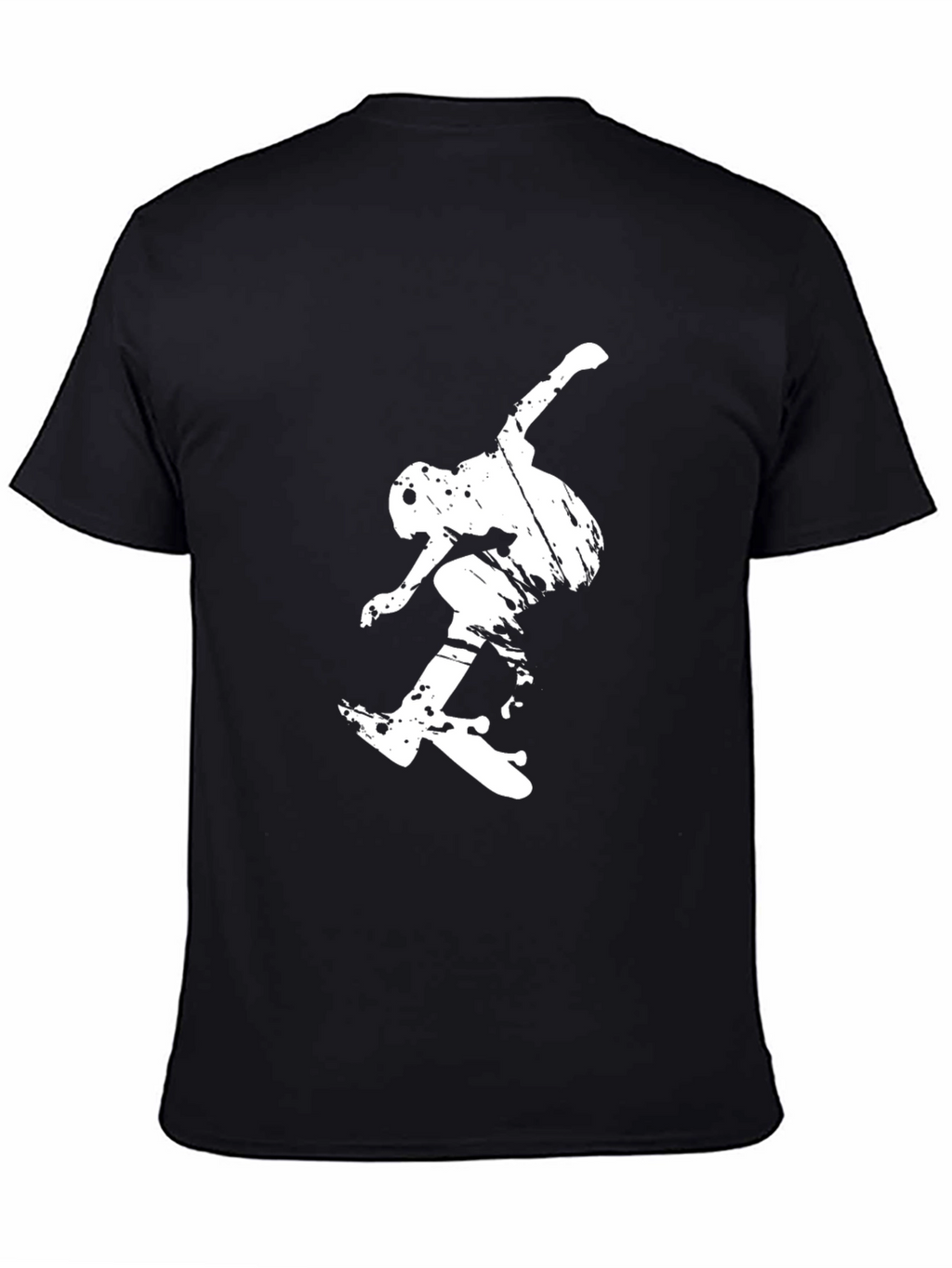Skateboarding Graphic Black T-Shirt