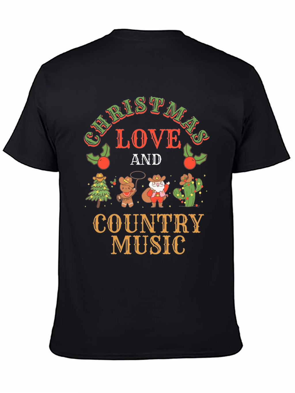 Christmas Love & Country Music T-Shirt