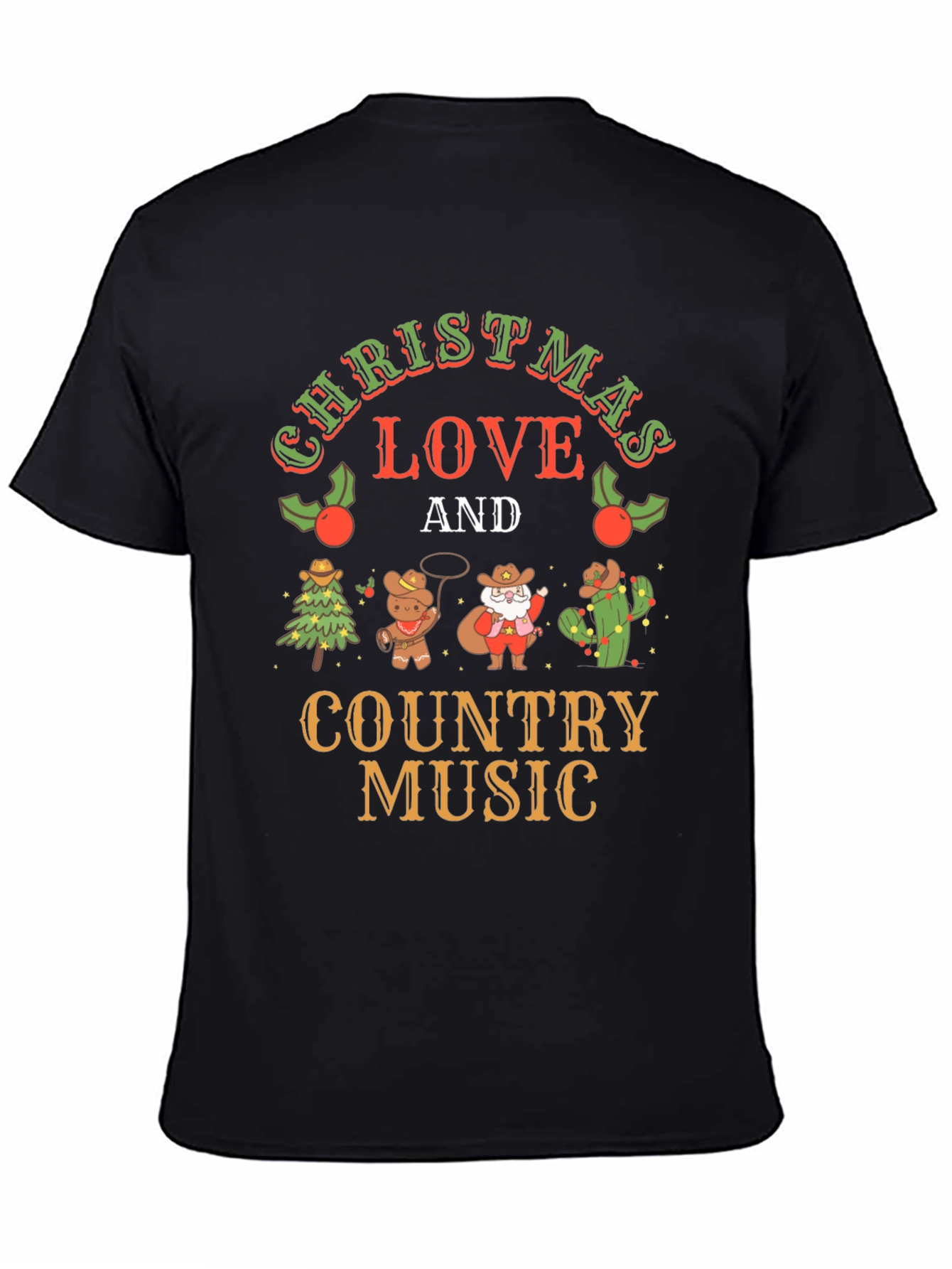 Christmas Love & Country Music T-Shirt