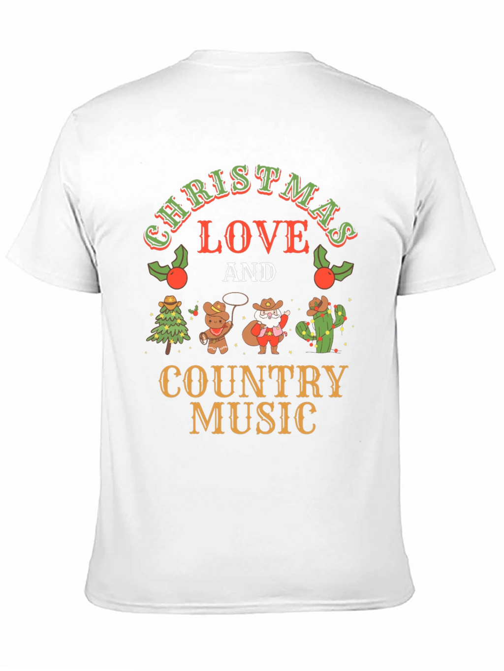 Christmas Love & Country Music T-Shirt