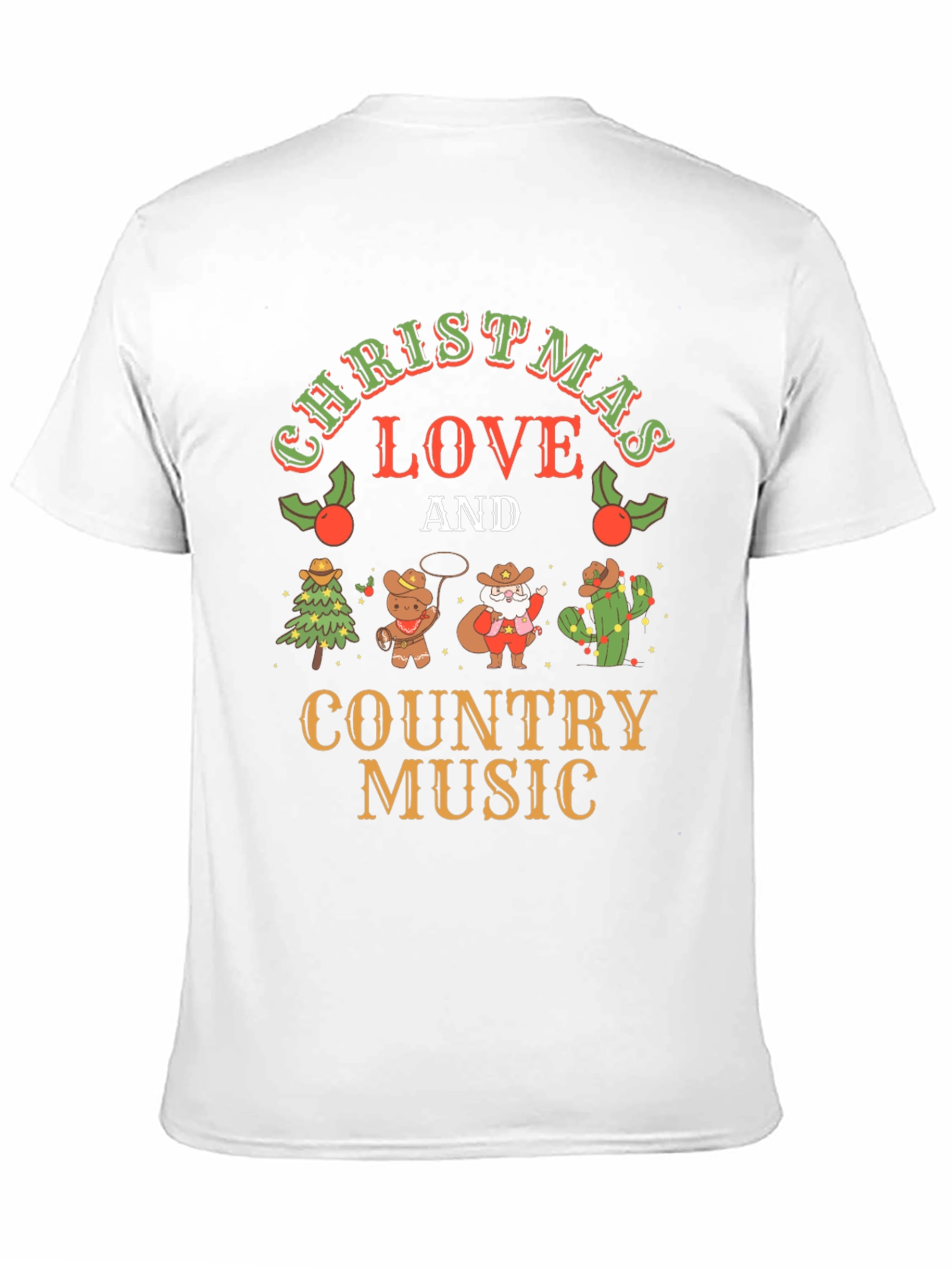 Christmas Love & Country Music T-Shirt