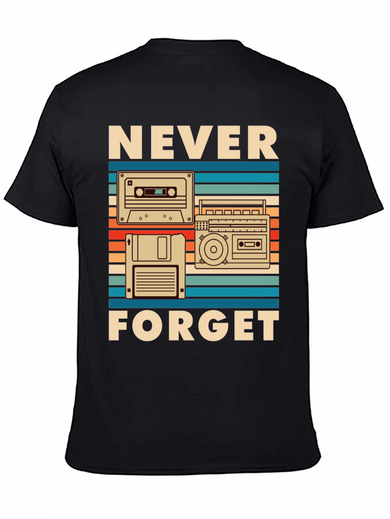 Retro Never Forget T-Shirt - 80s & 90s Nostalgia