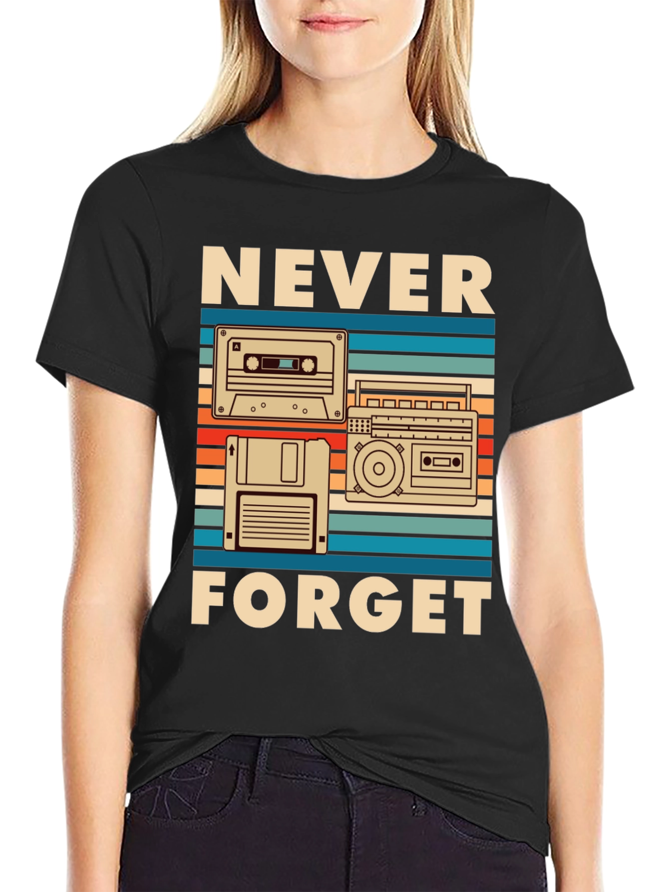 Retro Never Forget T-Shirt - 80s & 90s Nostalgia