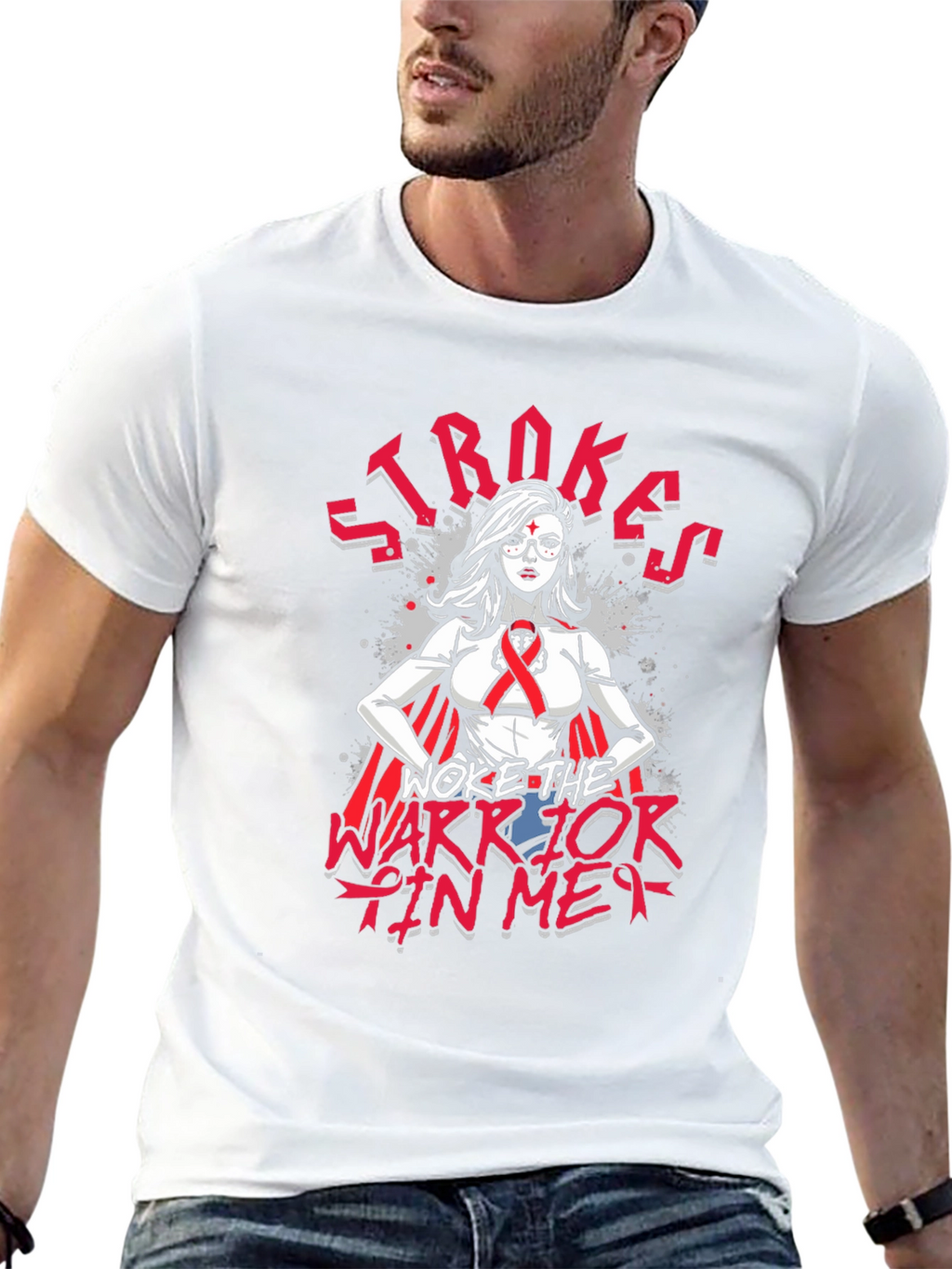 Stroke Awareness Warrior T-Shirt - Unisex