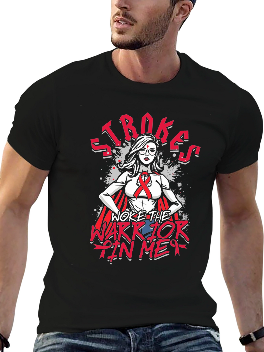 Stroke Awareness Warrior T-Shirt - Unisex